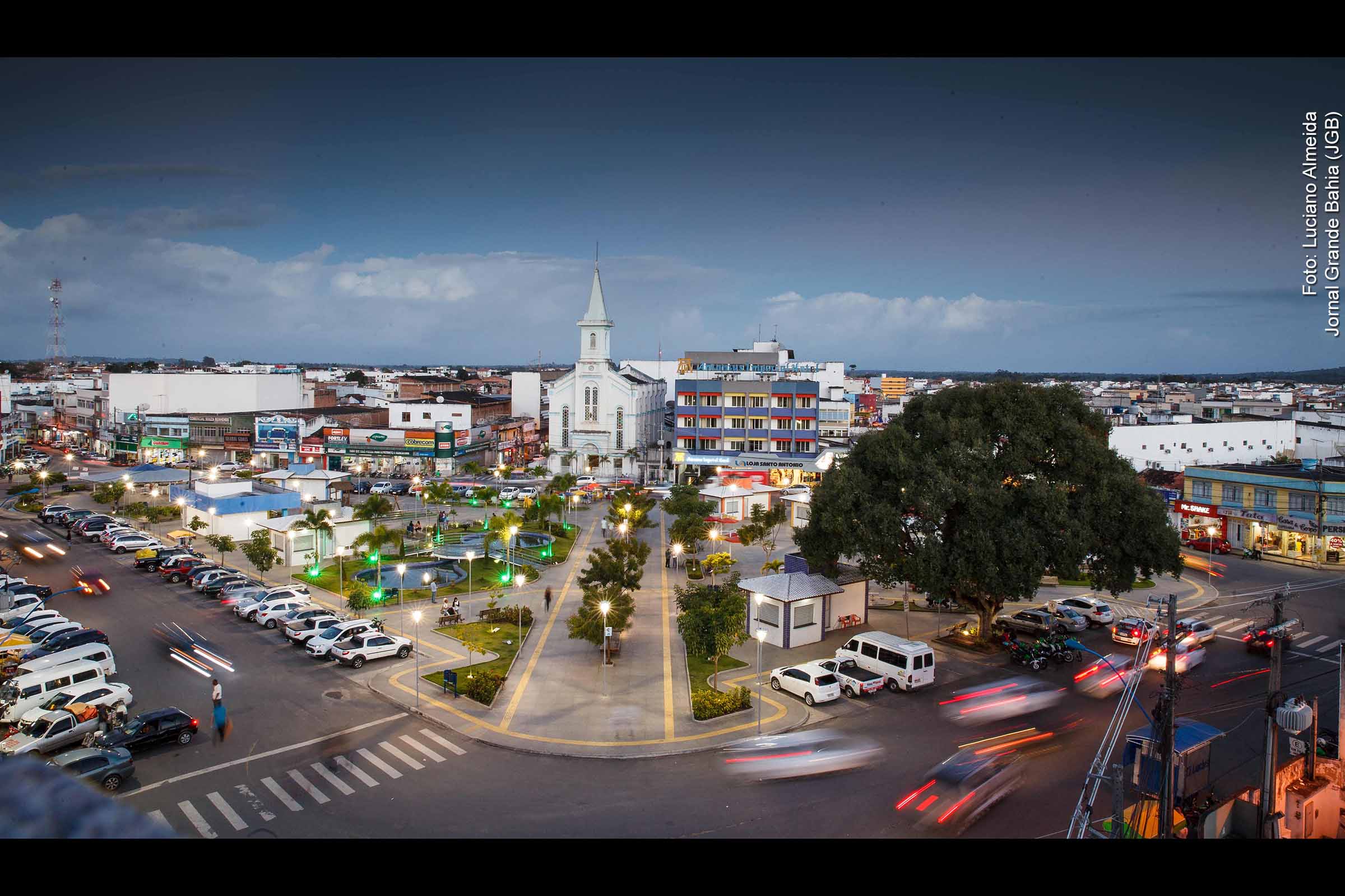 Vista do centro de Santo Antônio de Jesus.