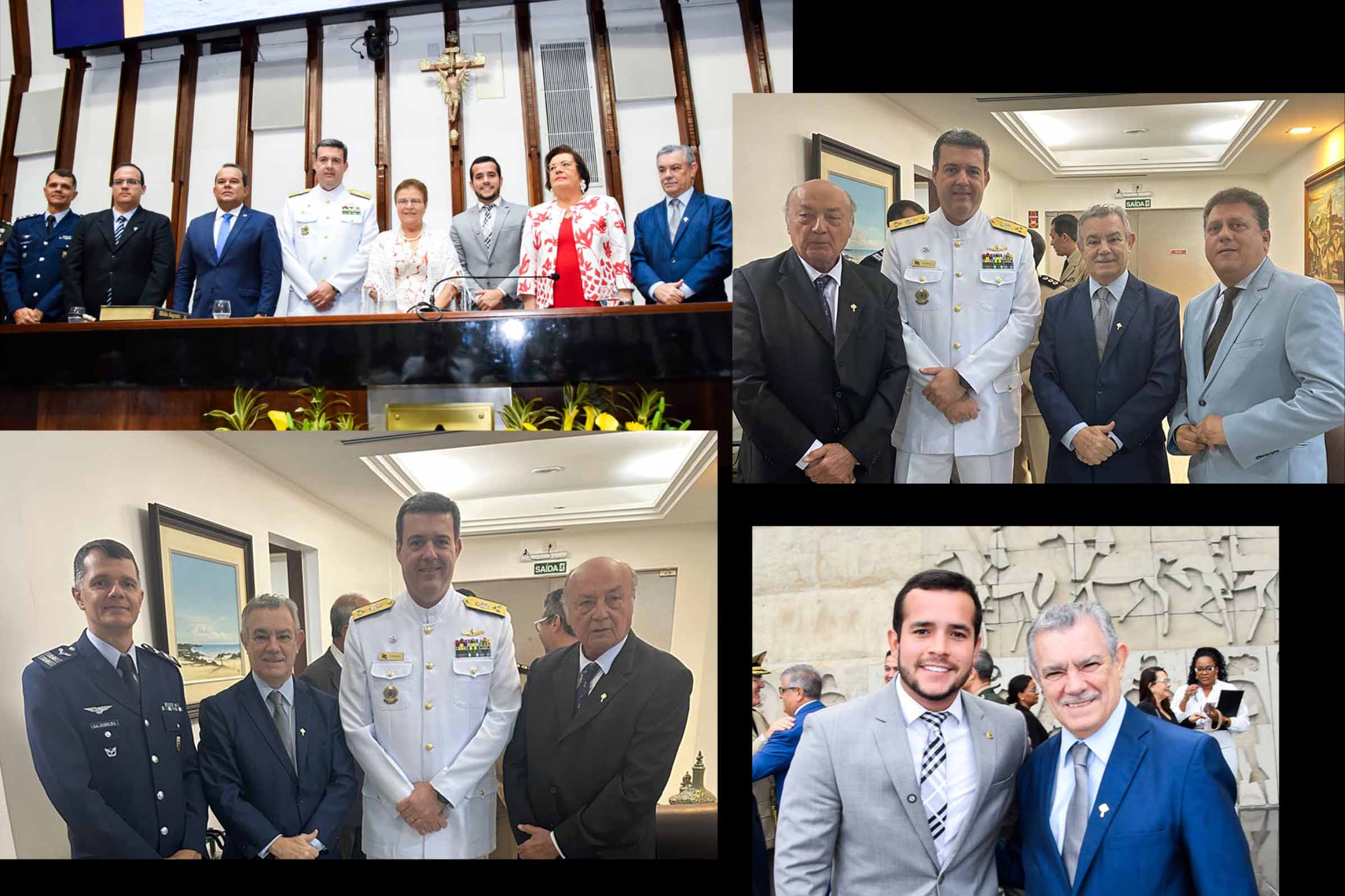 ALBA homenageia Marinha do Brasil com destaque à presença do desembargador Baltazar Miranda Saraiva, representante do Poder Judiciário da Bahia.