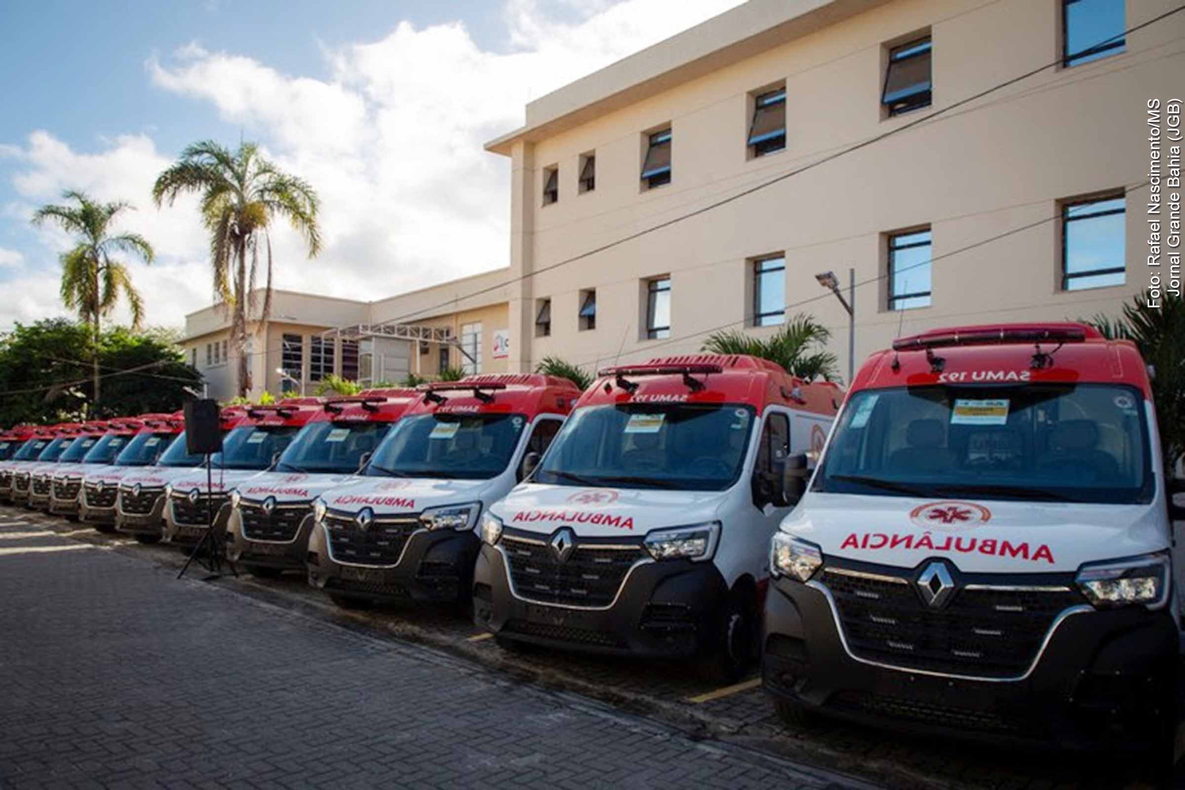 Governo Lula entrega 55 novas ambulâncias do SAMU 192 à Bahia