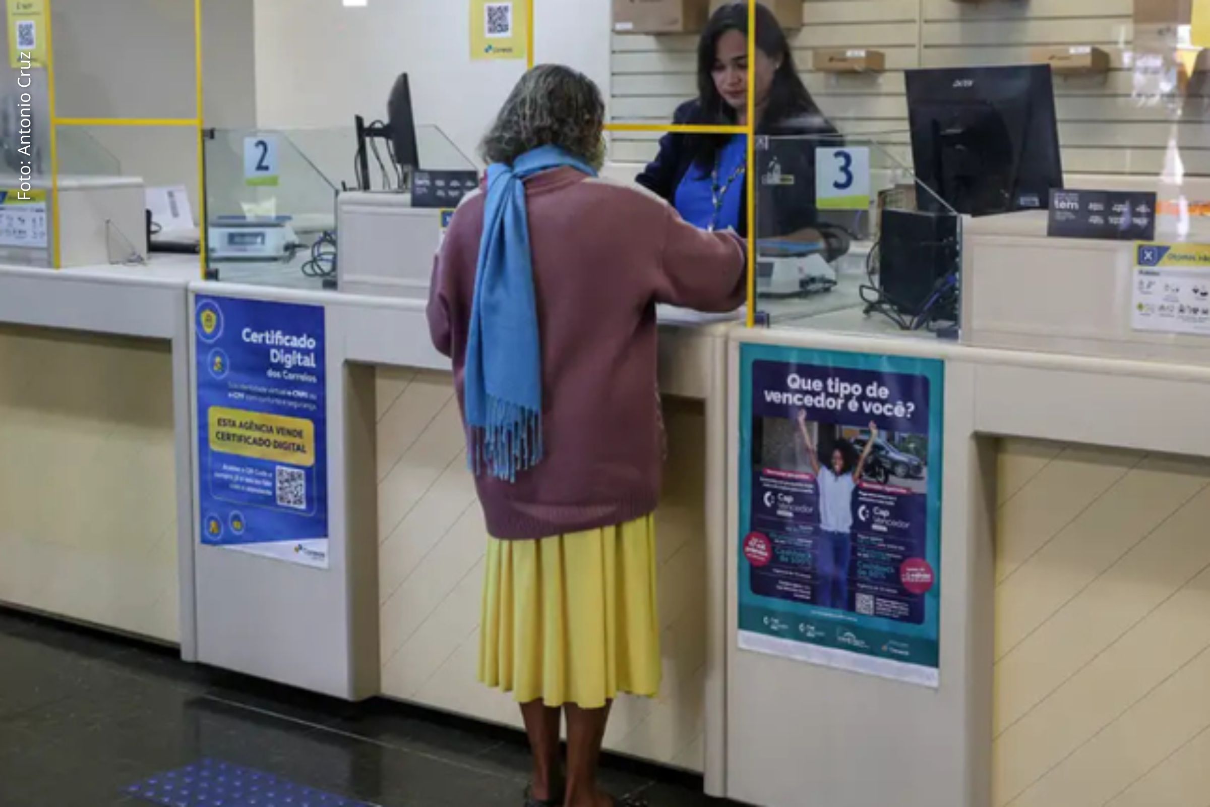 Correios atendem mais de 900 mil beneficiários do INSS para verificar descontos associativos indevidos