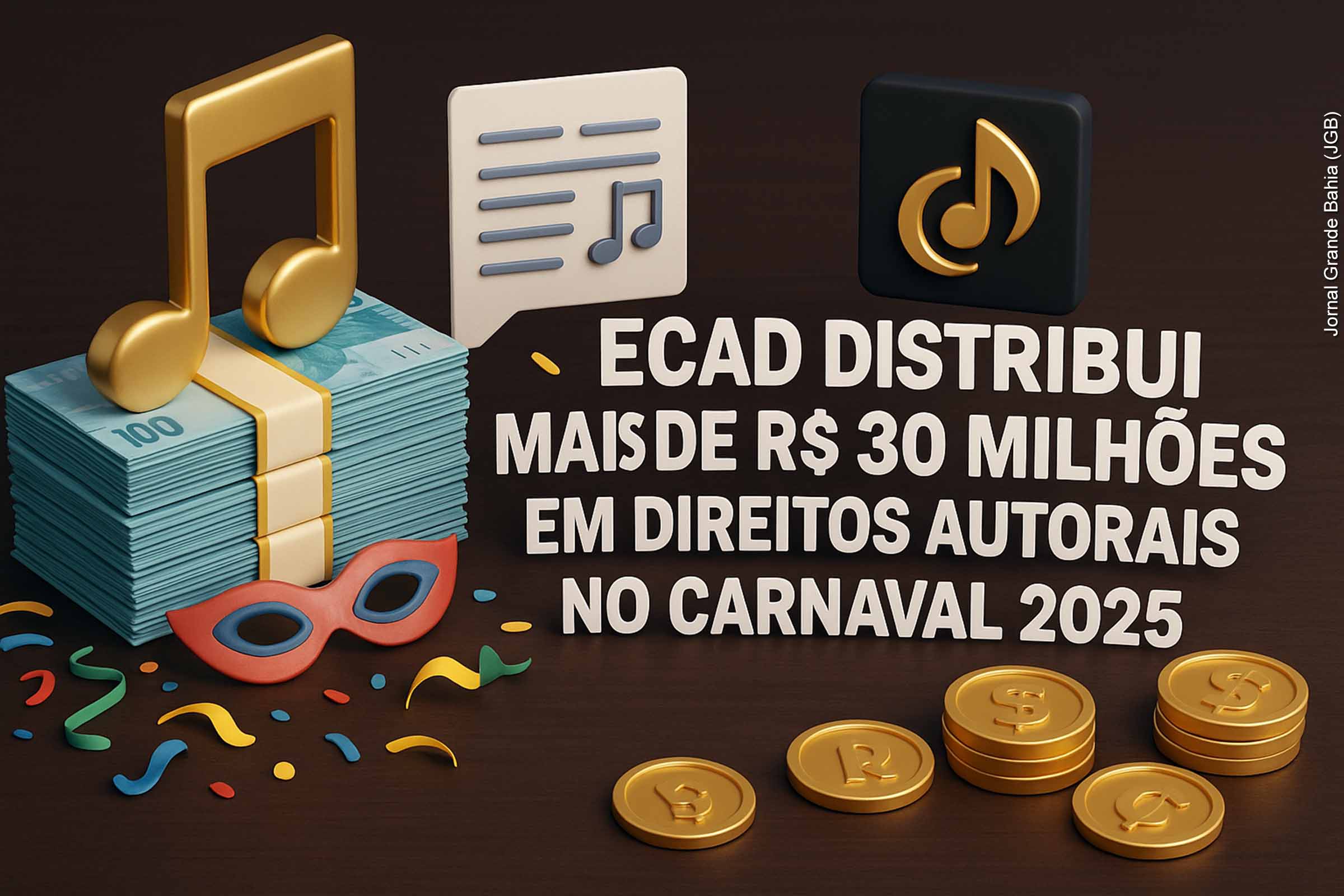 Distribuição de direitos autorais no Carnaval de 2025 impulsiona arrecadação para músicos