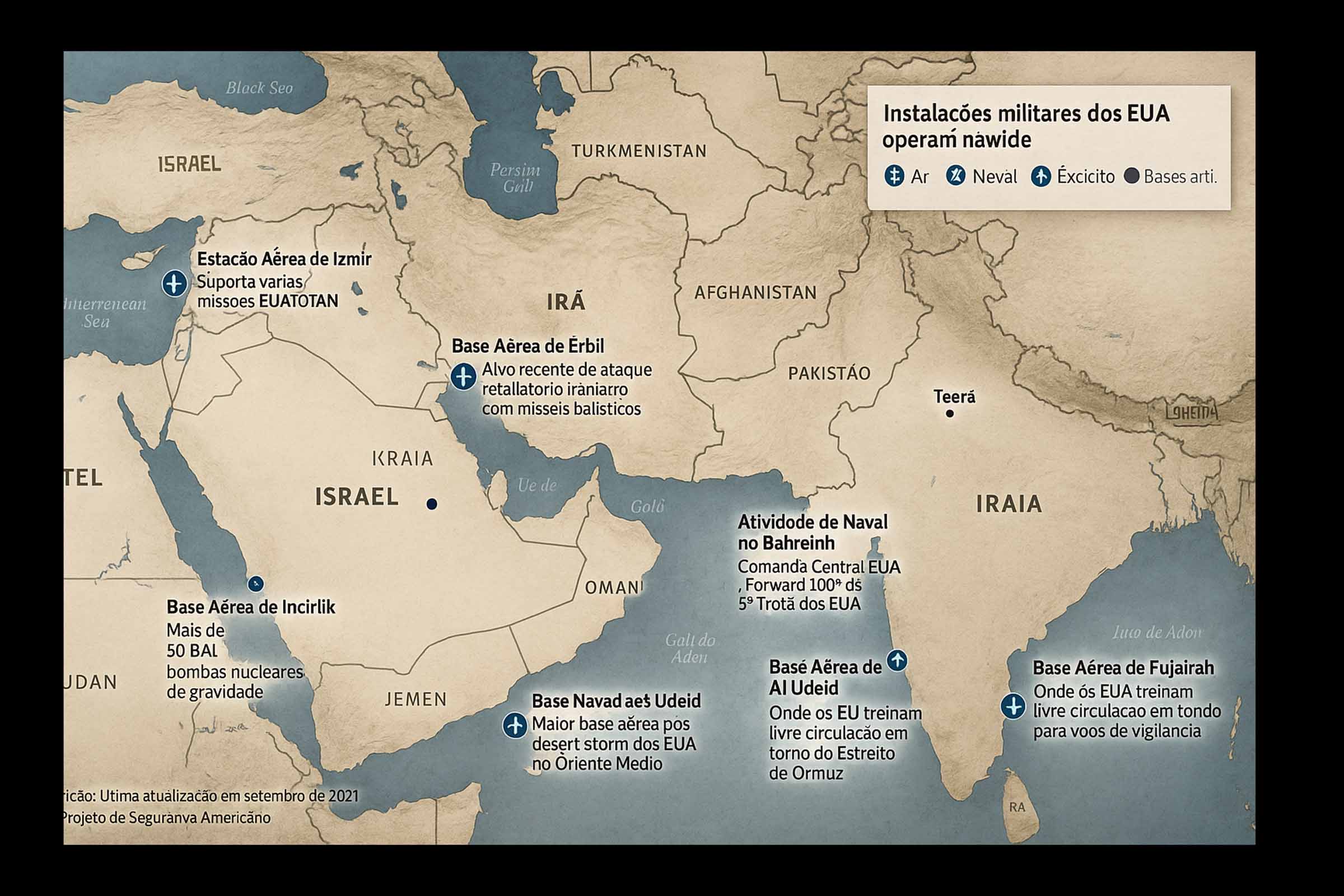 EUA atacam instalações nucleares do Irã e elevam risco de guerra no Oriente Médio