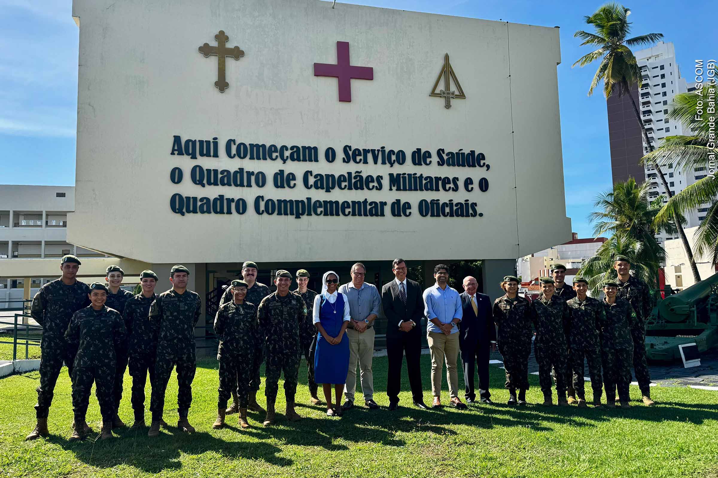 Escola de Saúde e Formação Complementar do Exército realiza encontro institucional na Bahia