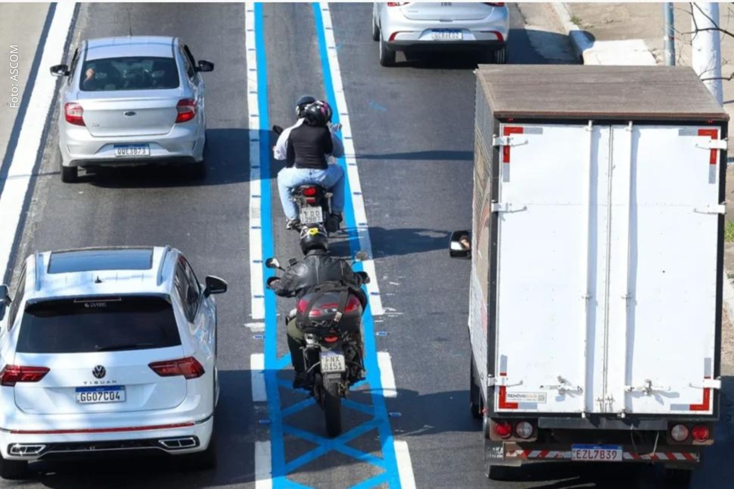 Projeto estabelece a “Faixa Azul” com foco na segurança viária e organização do tráfego urbano.