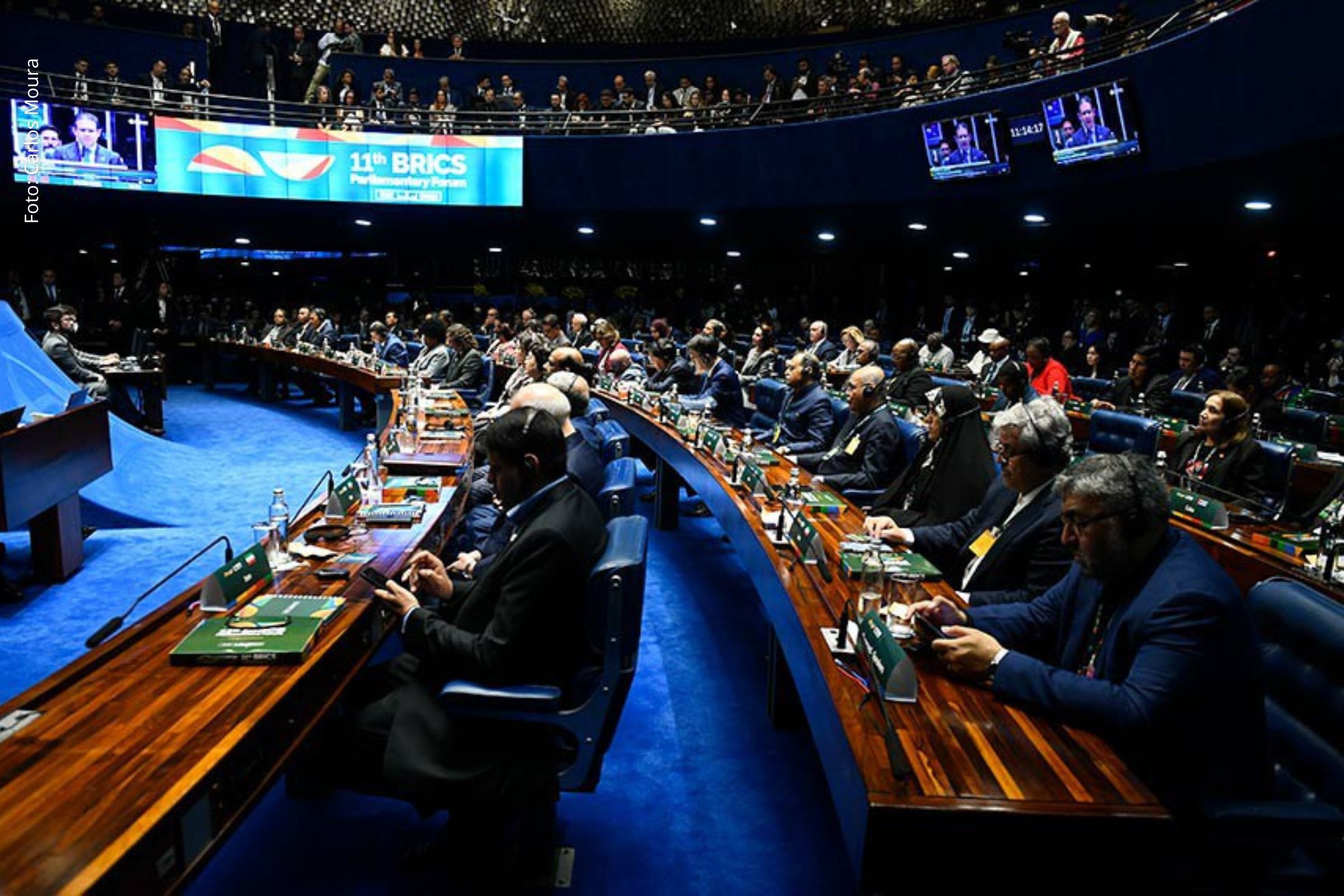 Parlamentares do Brics defendem multilateralismo, criticam protecionismo e pedem ordem mundial mais justa com fortalecimento do bloco