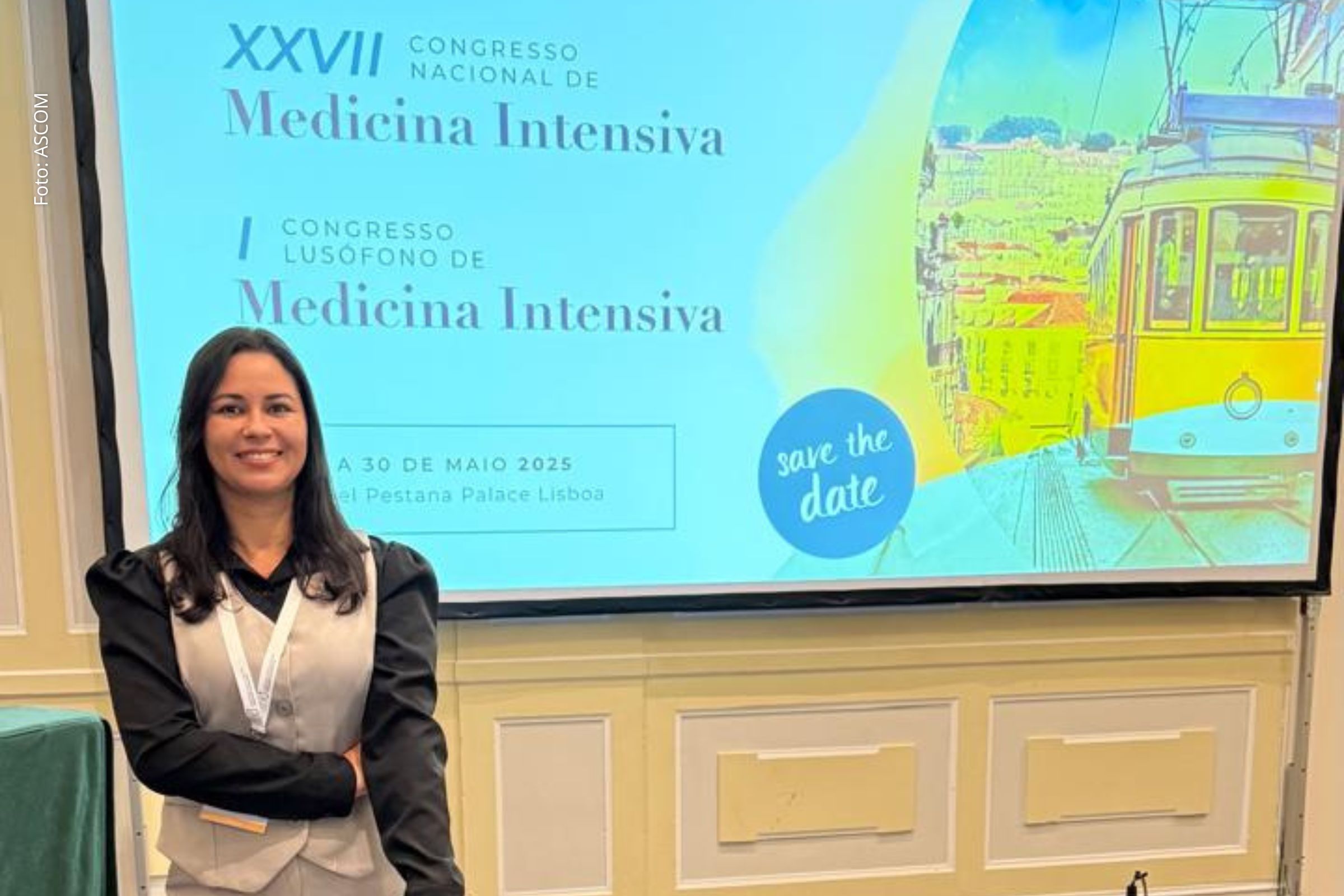Enfermeira Daniela Cunha participa como palestrante e moderadora no evento internacional.