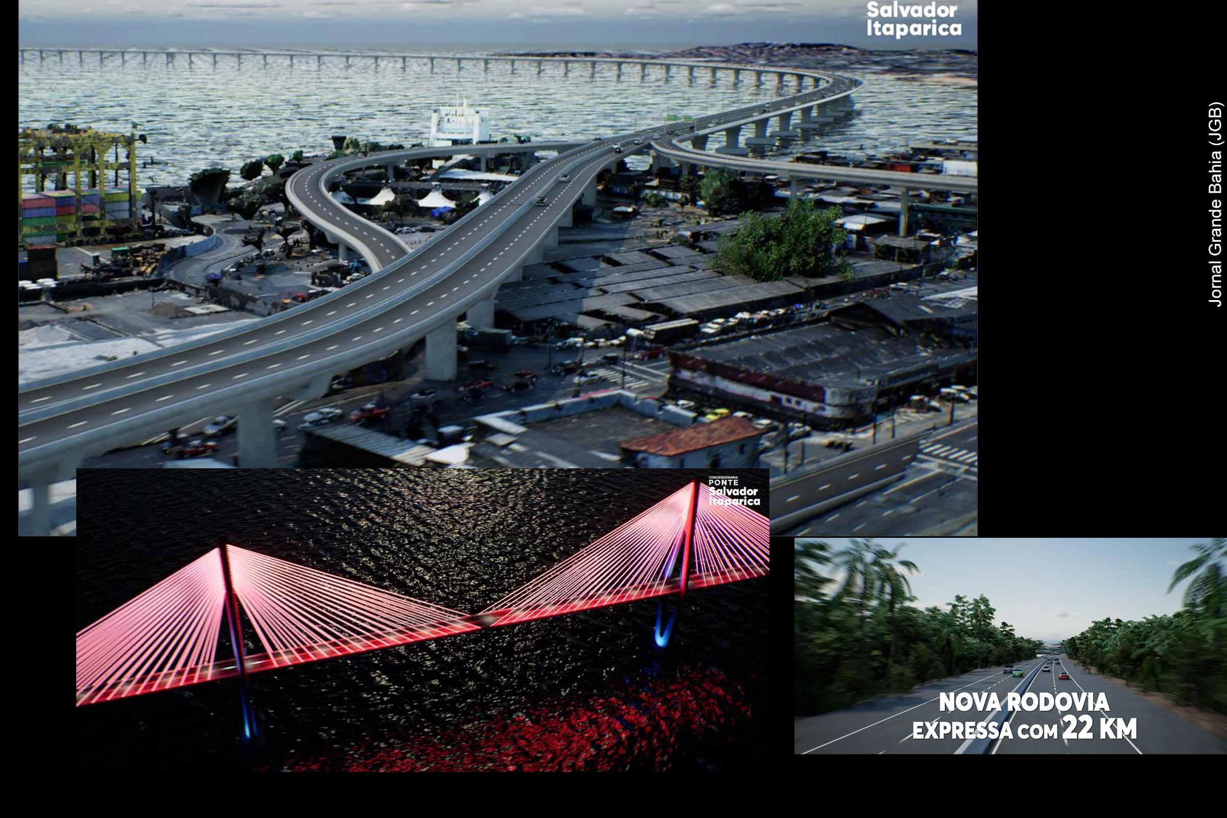 Maior ponte da América Latina: Projeto Salvador-Itaparica terá 35 anos de concessão, 7 mil empregos e acesso 100% digital