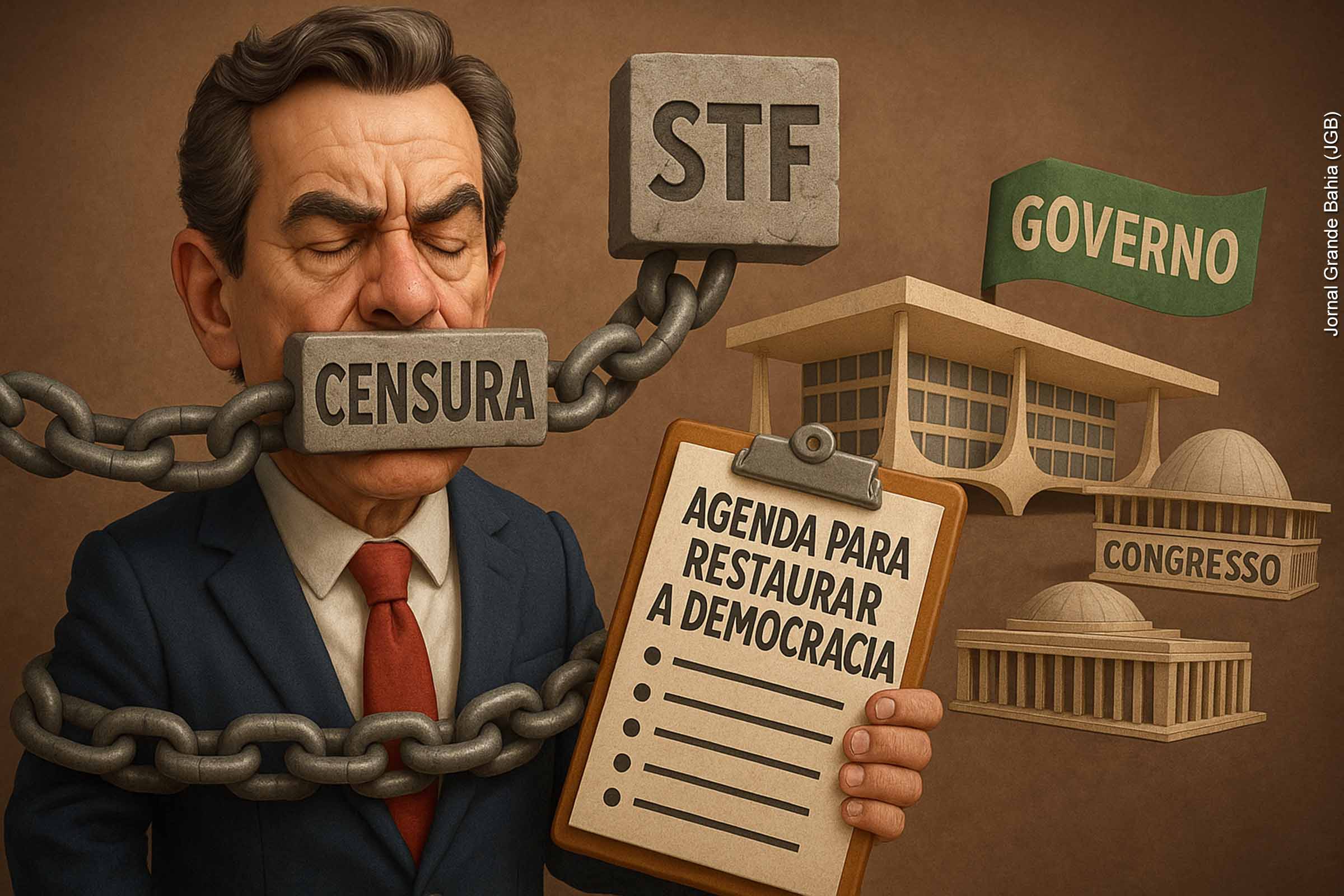 Restrição a Liberdade de Expressão e Estado de Direito são alvos de críticas em artigo do cientista político Luiz Felipe D’Avila