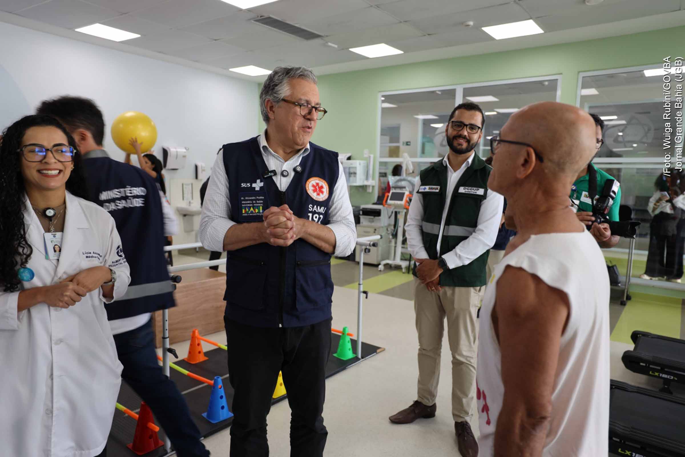 Ministro da Saúde visita Hospital Ortopédico do Estado da Bahia e destaca avanços no SUS; Alexandre Padilha e Jerônimo comentam qualidade dos serviços médicos