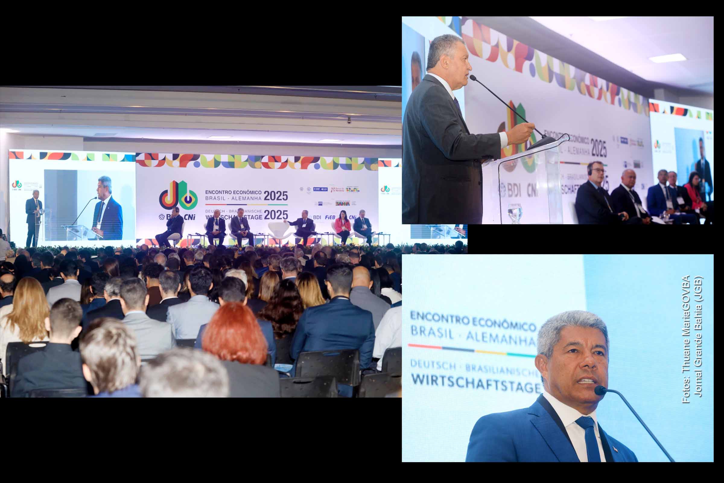 Bahia sedia 41º Encontro Econômico Brasil-Alemanha com foco em comércio bilateral e desenvolvimento sustentável; Ministro Rui Costa e governador Jerônimo palestram