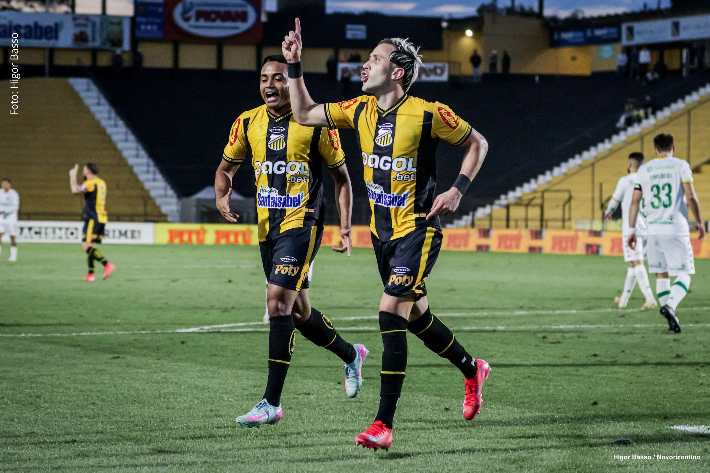 Vitória eleva Novorizontino a 25 pontos; CRB, Athletico-PR e América-MG também avançam na tabela.