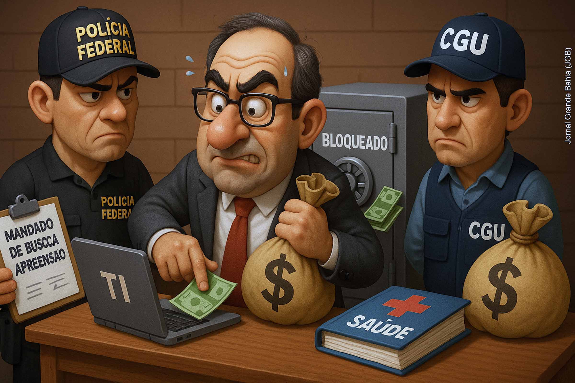 Polícia Federal e CGU deflagram Operação Dia Zero contra desvios na saúde pública de Salvador; Investigação apura fraudes milionárias no SUS