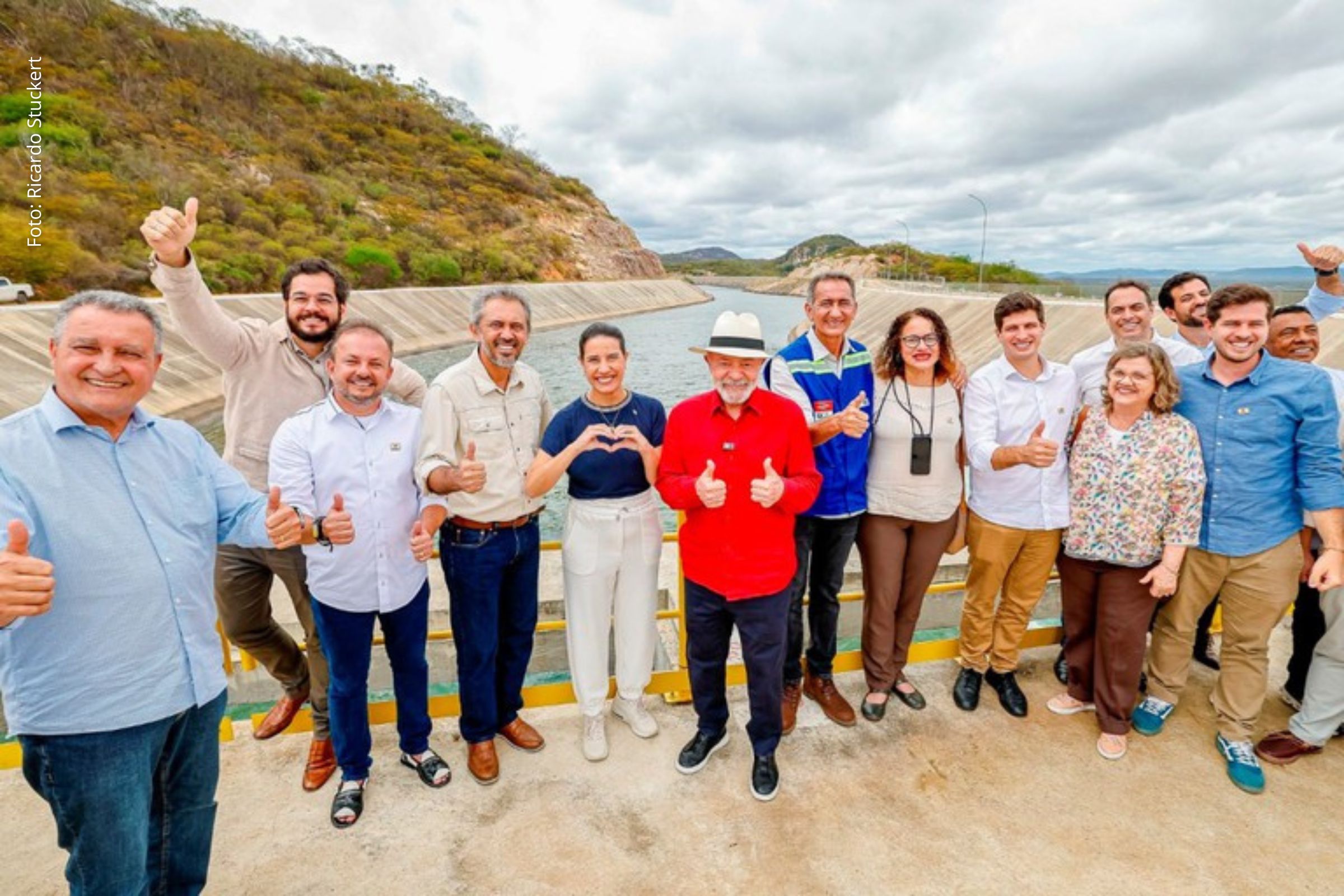 Obra amplia segurança hídrica no Nordeste e integra o programa Caminho das Águas, dentro do Novo PAC.