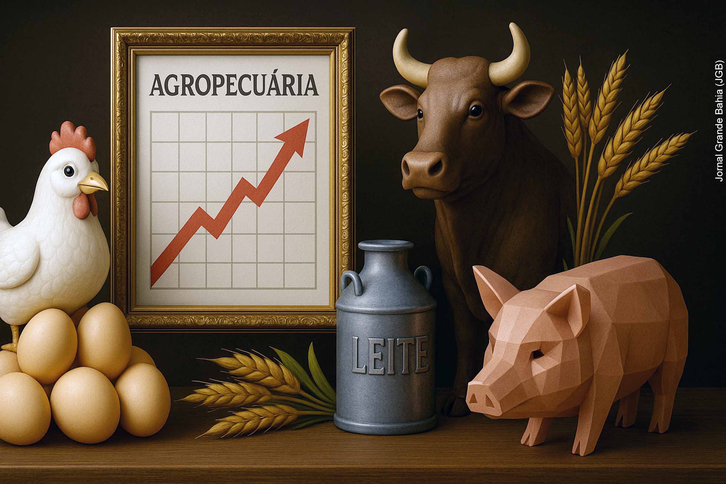 Produção agropecuária da Bahia atinge recorde de ovos e cresce na produção de leite no 1º trimestre de 2025