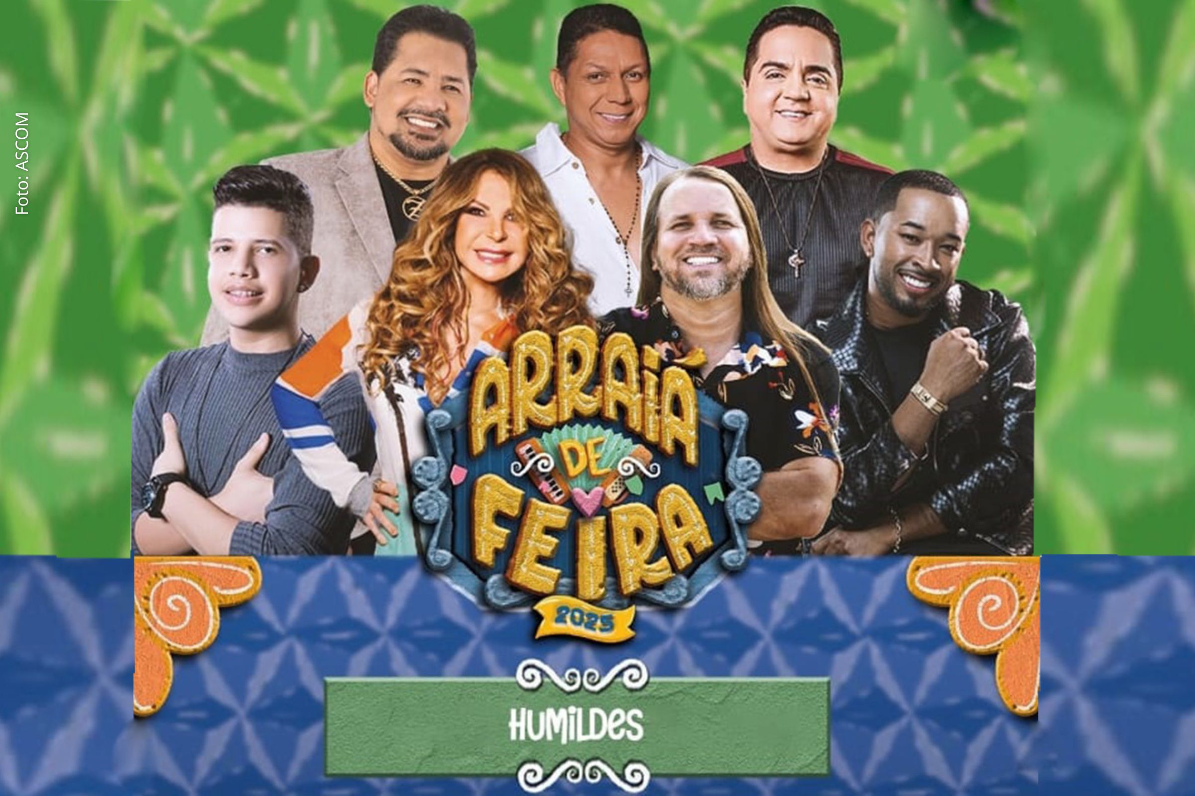 Programação do Arraiá de Feira segue até domingo (30), com atrações nacionais e regionais nos quatro polos.