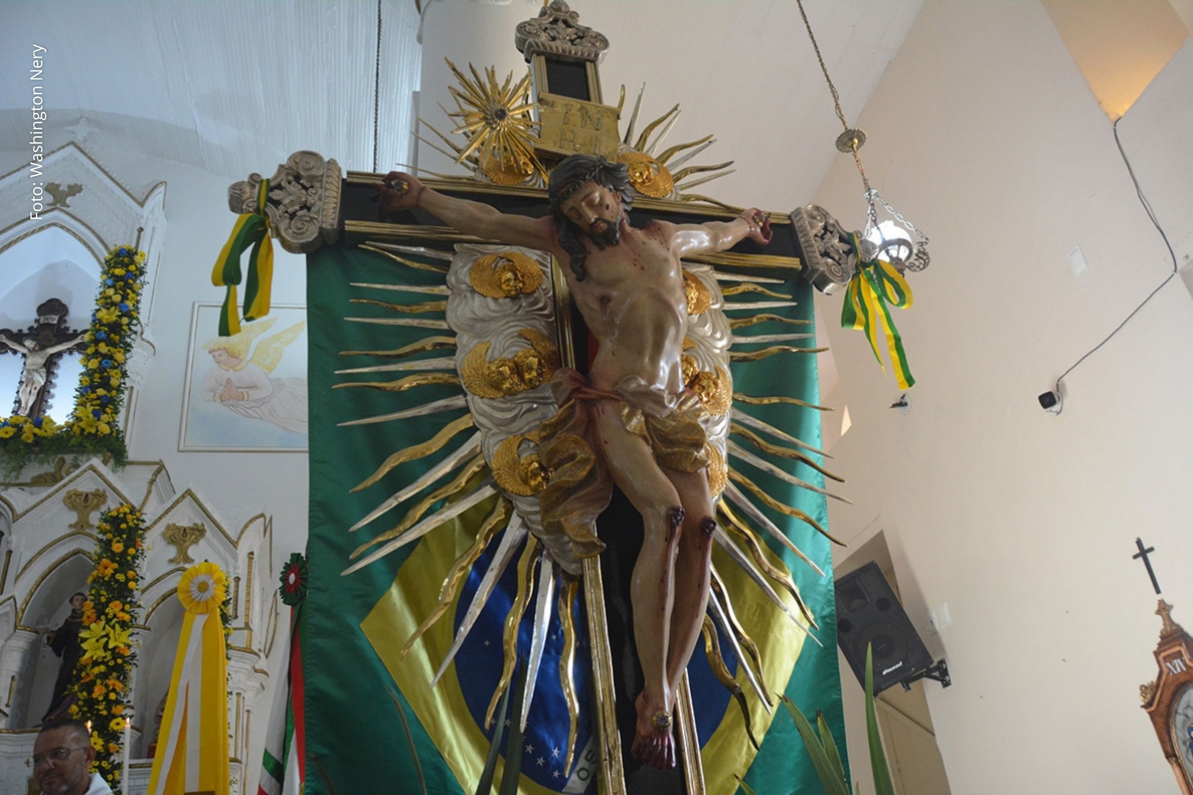 Feira de Santana: Imagem de Senhor do Bonfim da Bahia passa pelo Distrito de Bonfim de Feira com missa e procissão