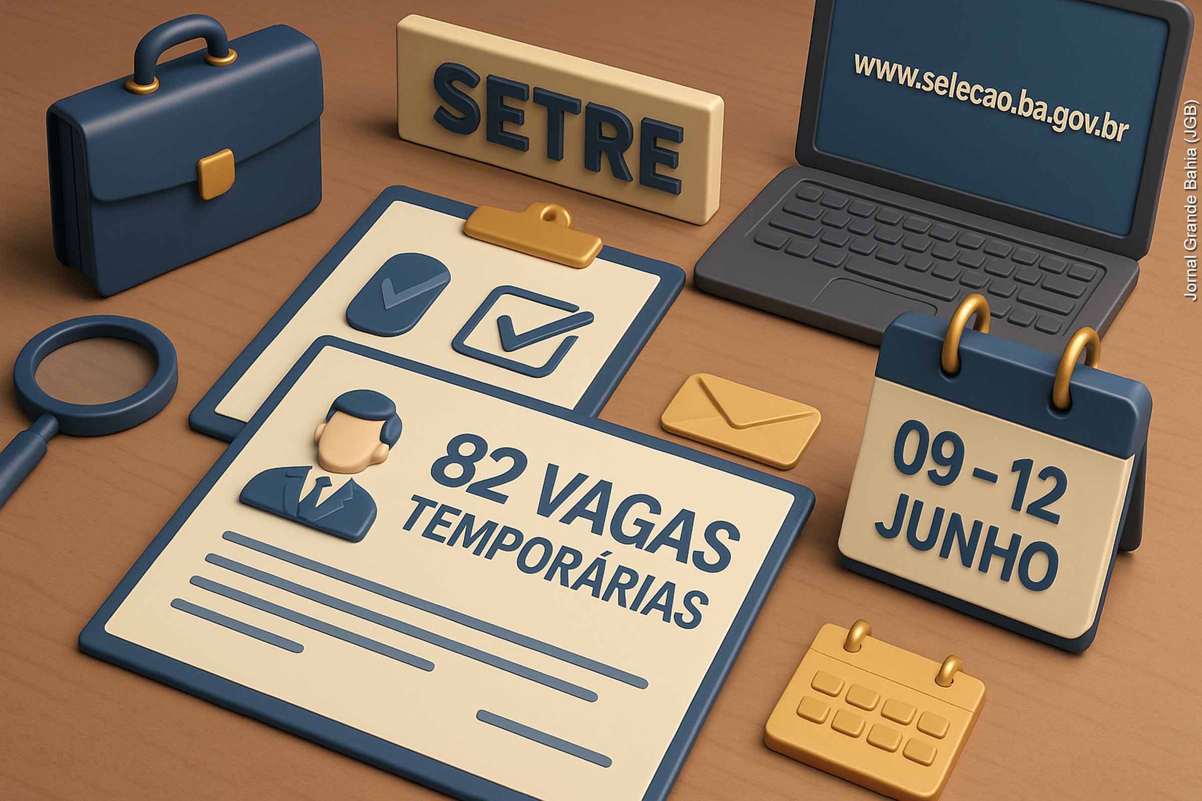 A Secretaria do Trabalho, Emprego, Renda e Esporte da Bahia (Setre Bahia) abre, nesta segunda-feira (09/06/2025), processo seletivo REDA para 82 vagas temporárias em Salvador e outros seis municípios baianos. As inscrições ocorrem exclusivamente online até 12/06. O edital contempla técnicos de níveis médio e superior em diversas áreas, com previsão de contratação por até 36 meses. O processo reserva vagas para negros e pessoas com deficiência.