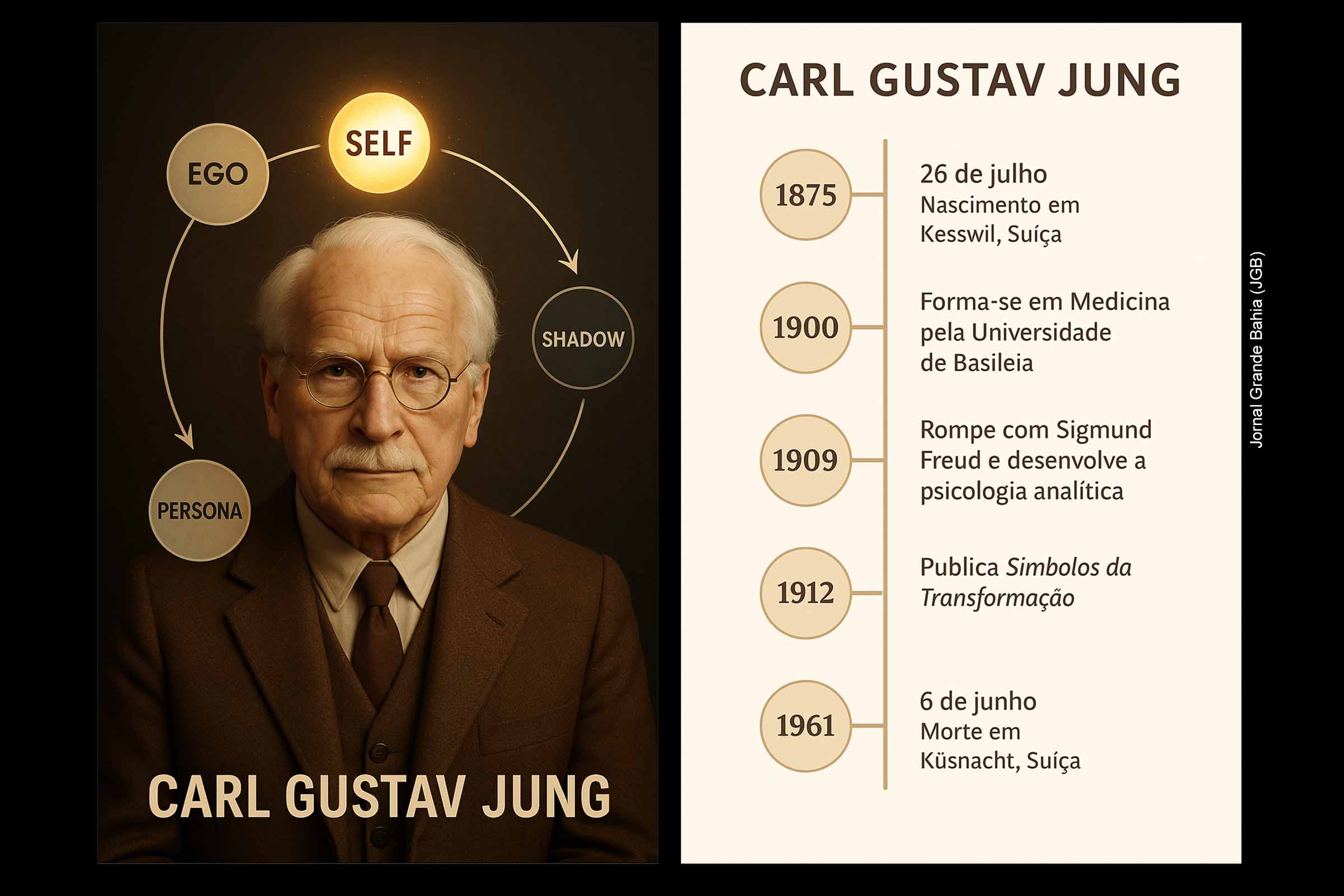 Quem foi Carl Gustav Jung: Conheça vida, obra e legado do fundador da Psicologia Analítica