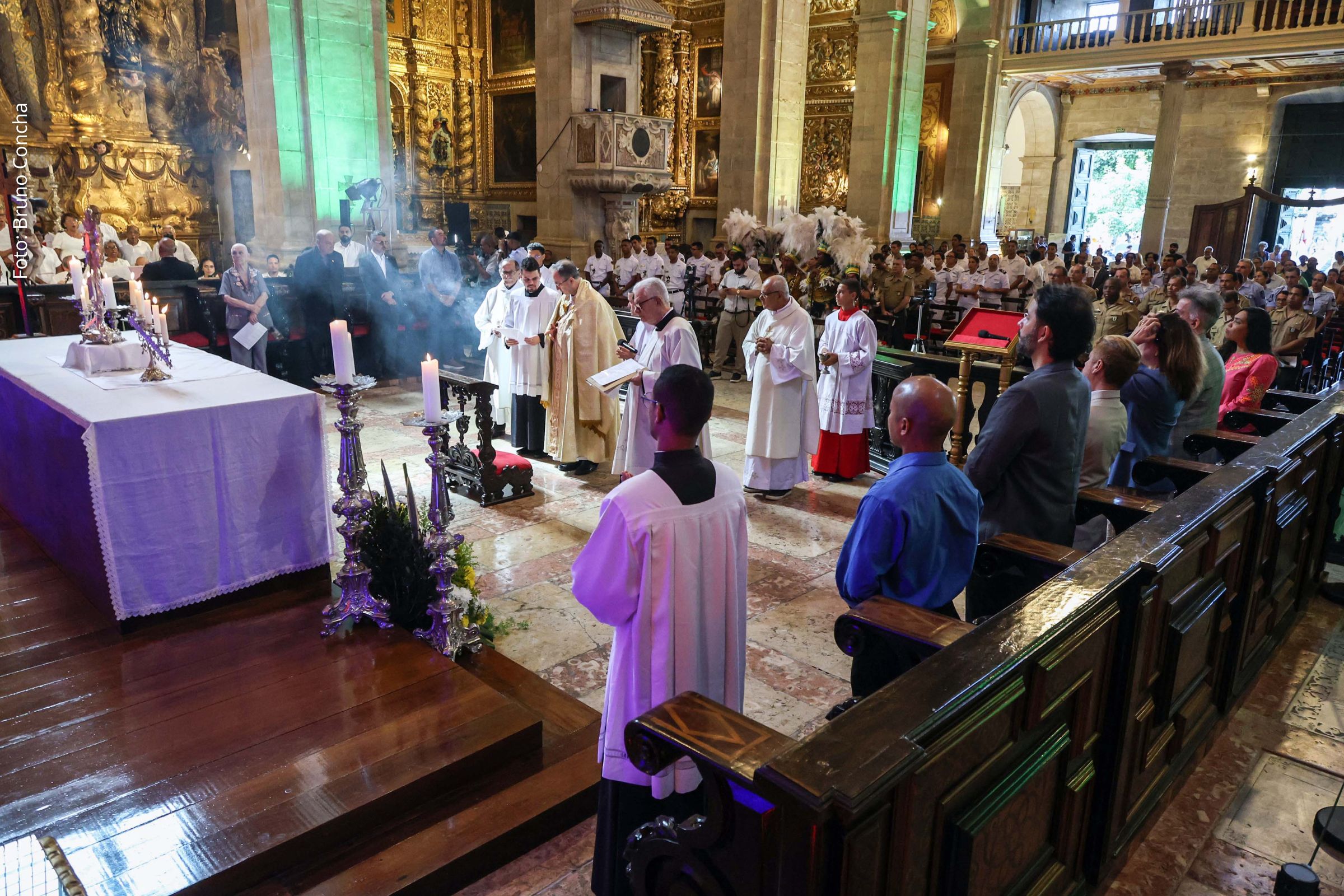 Cerimônia do Te Deum marca abertura das homenagens aos 202 anos da Independência do Brasil na Bahia