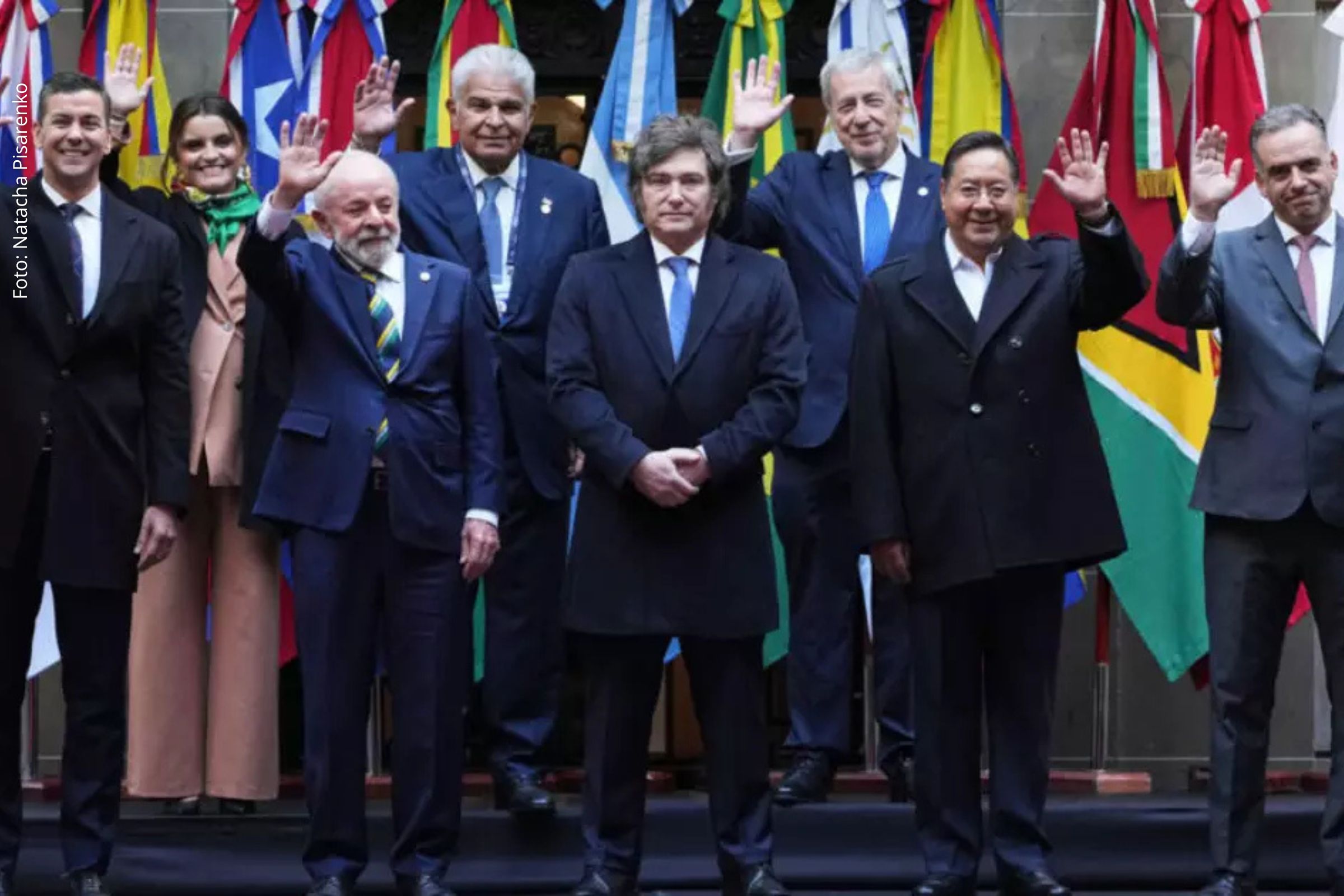 Presidente argentino defende liberalização comercial, enquanto Lula reforça papel integrador do Mercosul.