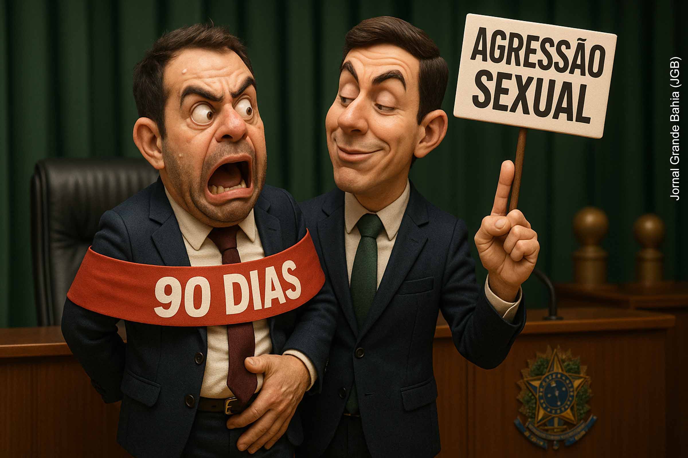 Na terça-feira (15/07/2025), o deputado André Janones (Avante-MG) teve seu mandato suspenso por 90 dias pela Mesa Diretora da Câmara, após confusão com Nikolas Ferreira (PL-MG) durante sessão no plenário. Janones afirma ter sofrido agressão sexual durante o episódio e prepara denúncia formal. A decisão pode ter implicações jurídicas e políticas significativas no Congresso Nacional.