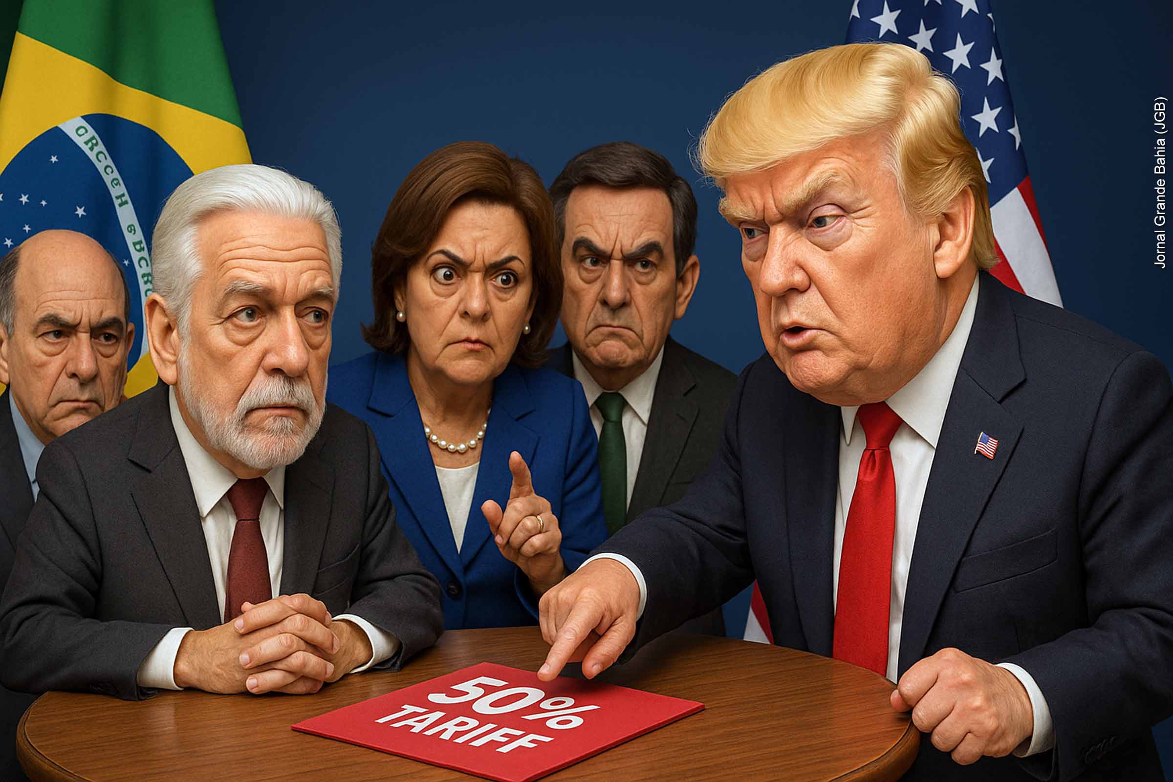 Missão empresarial pode ser adiada; Comitiva do Senado mantém agenda para tentar reverter tarifa imposta pelo presidente Donald Trump