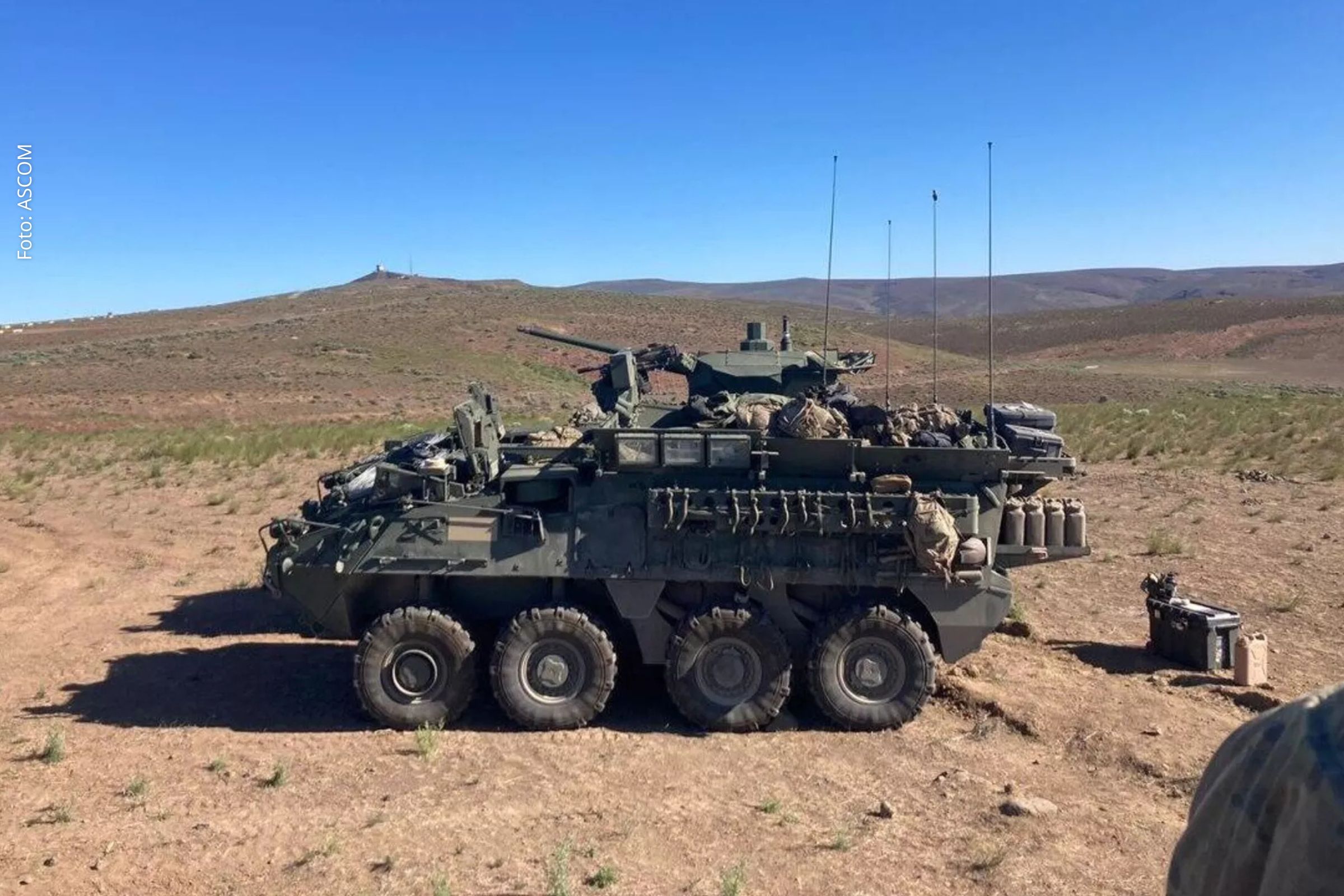 País sul-americano adquire oito unidades do Stryker M1126 8x8 em primeira fase de parceria com os Estados Unidos.