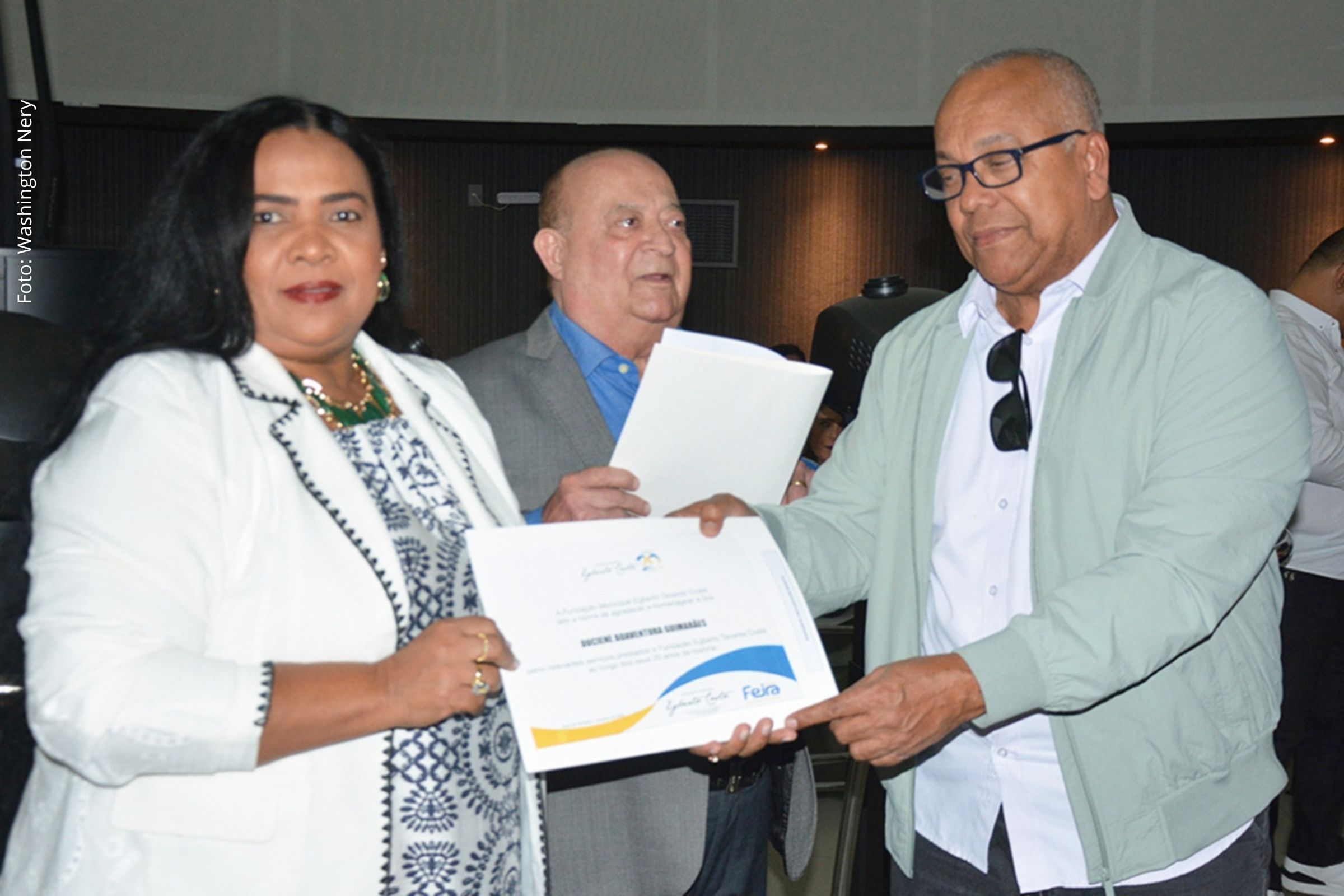 Fundação Egberto Costa celebra 20 anos com homenagens a colaboradores e ex-servidores municipais de Feira de Santana