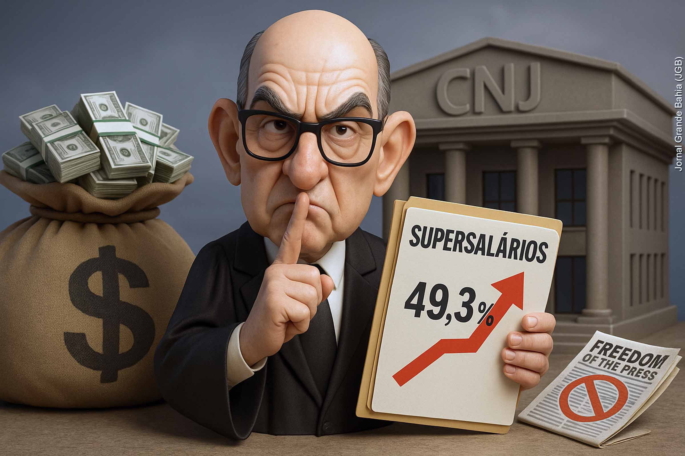 Gestão Temerária dos ministros Roberto Barroso e Mauro Campbell no CNJ resulta em supersalários no Judiciário, hiperverbas, omissão e ataques à Liberdade de Imprensa