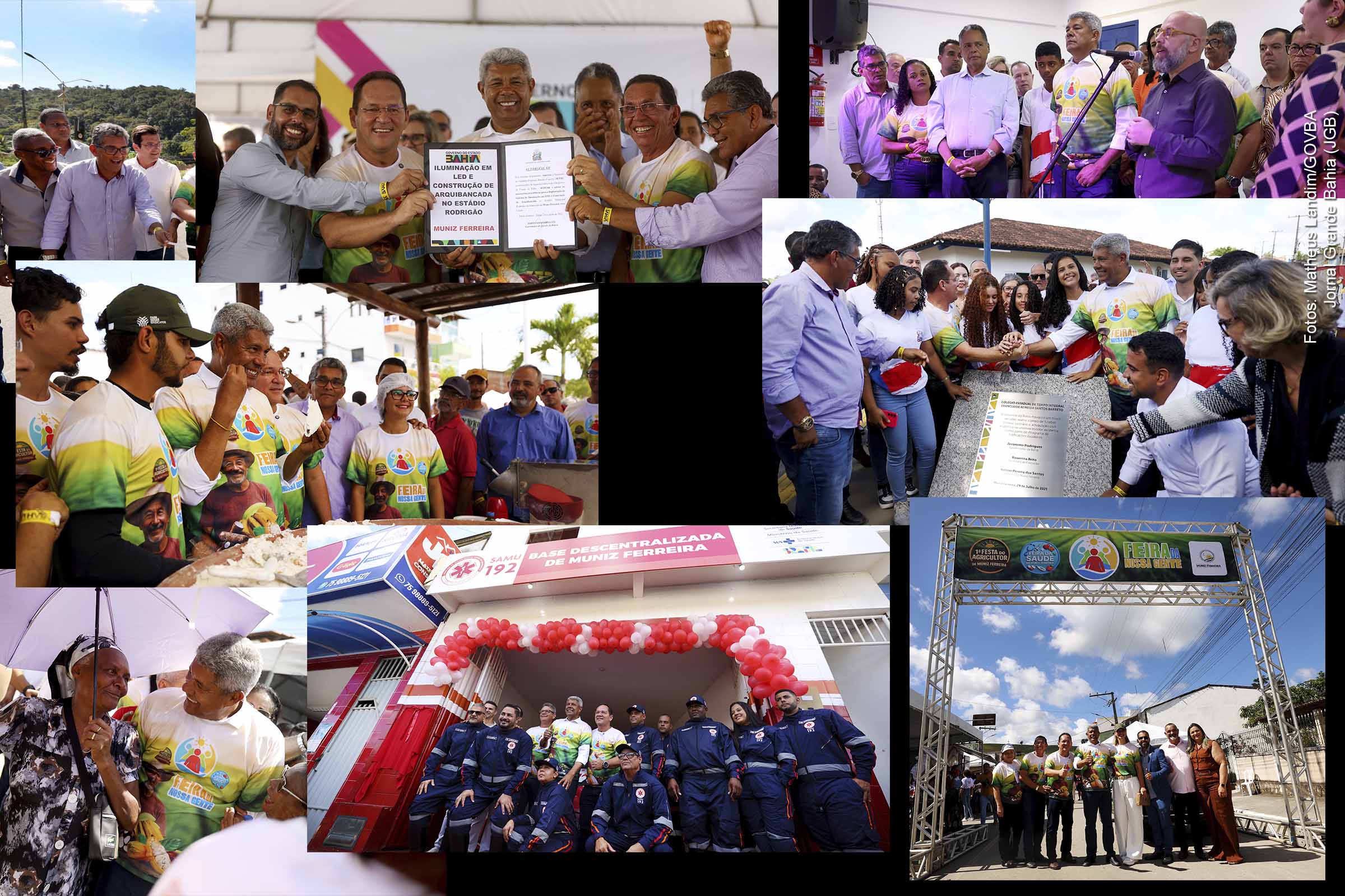 Governador Jerônimo entrega nova escola de tempo integral e ações estruturantes em Muniz Ferreira