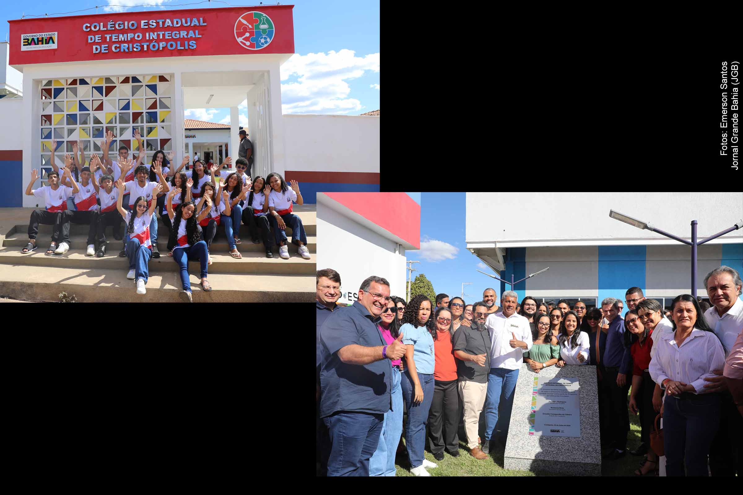 Governador Jerônimo entrega ampliação com modernização do Colégio Estadual de Tempo Integral de Cristópolis