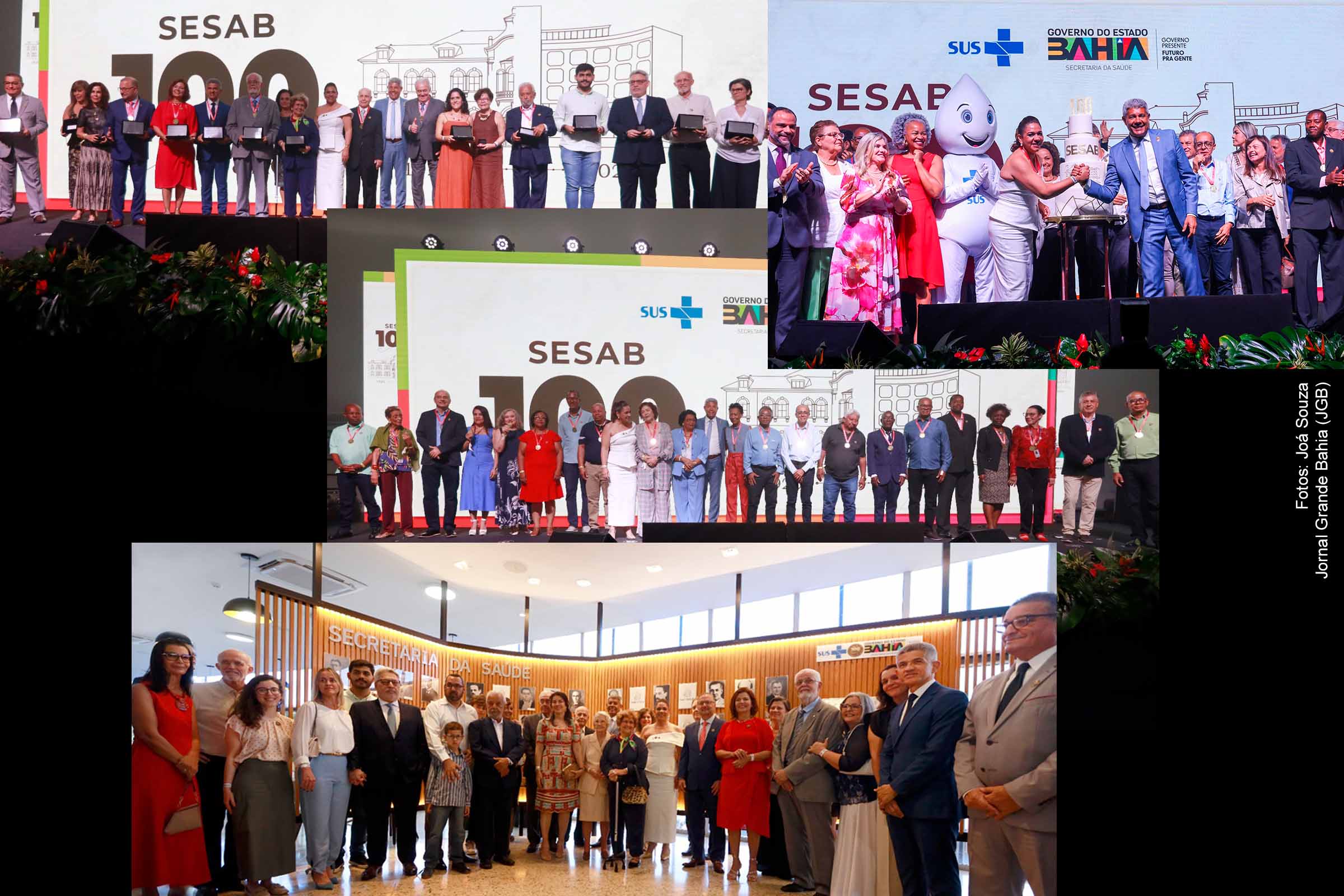 Sesab completa 100 anos: Servidores são homenageados e governador Jerônimo anuncia novos hospitais na Bahia