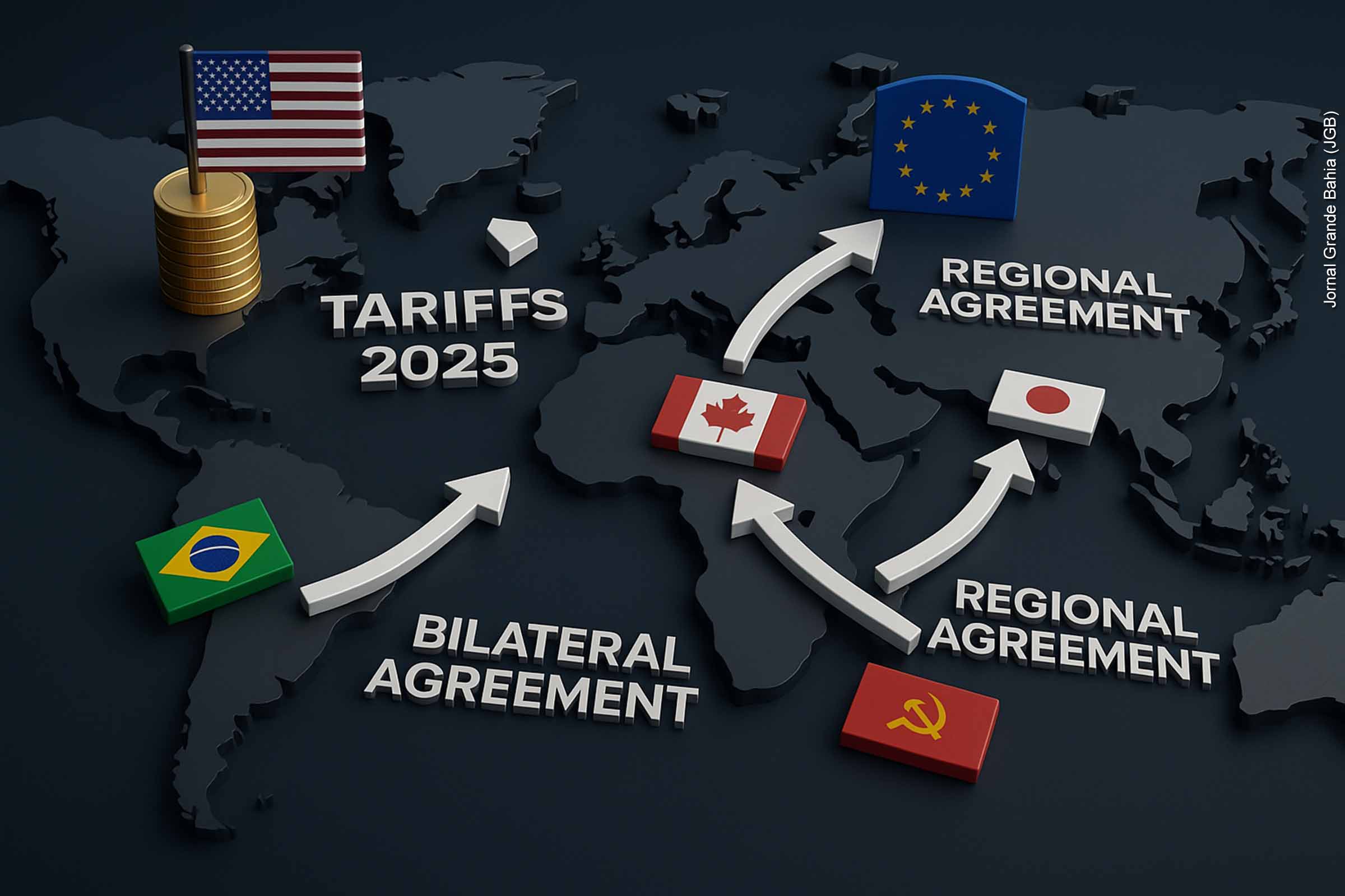 Tarifaço global do Governo Trump acelera rearranjos comerciais e impulsiona nova ordem no comércio internacional