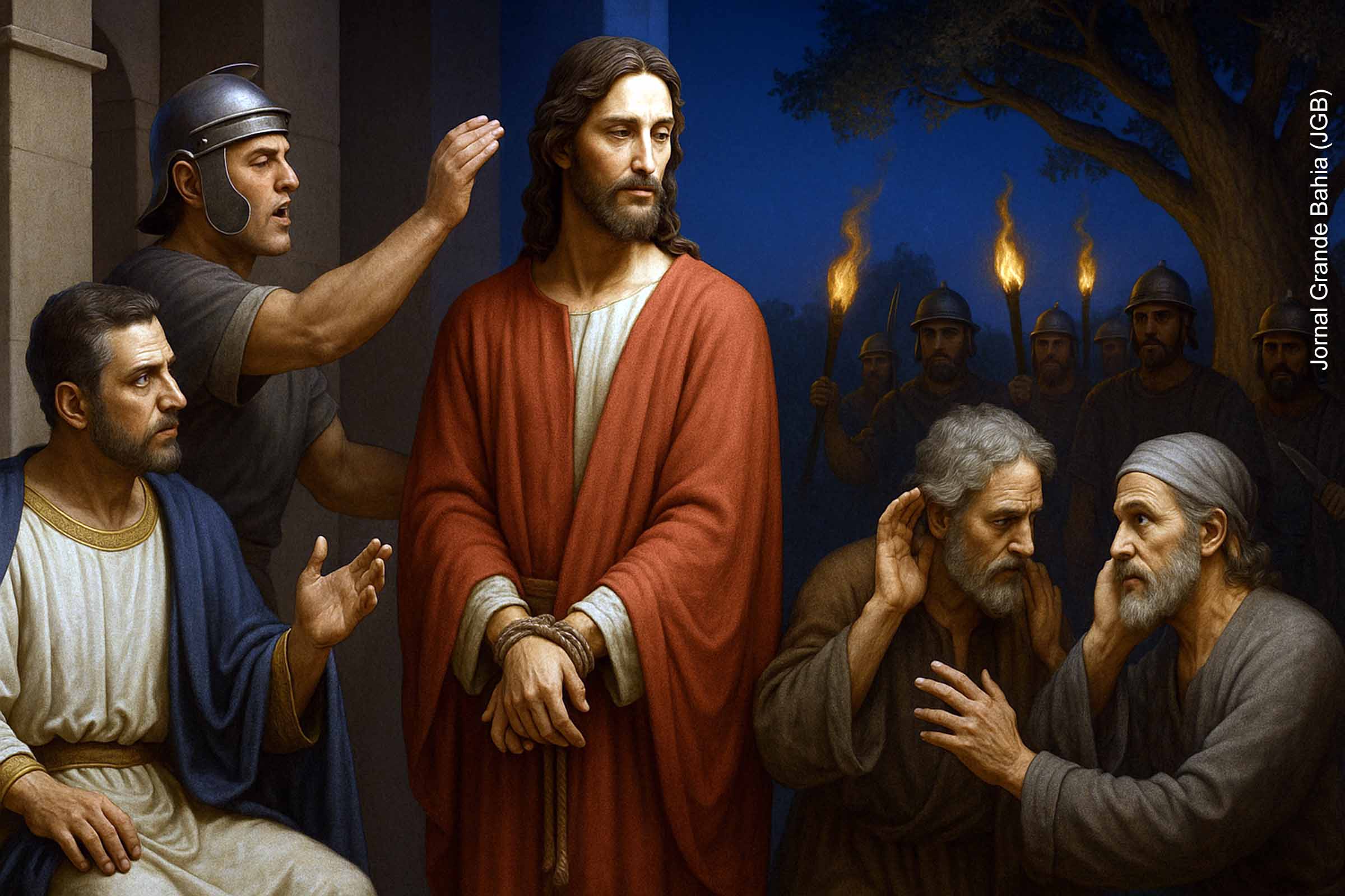 O exemplo de coragem de Jesus Cristo é analisado por Joseval Carneiro em artigo