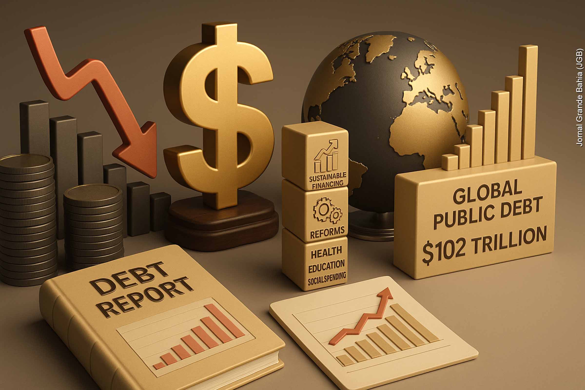 Relatório da ONU alerta para necessidade urgente de reforma do sistema da dívida diante de recorde em países em desenvolvimento