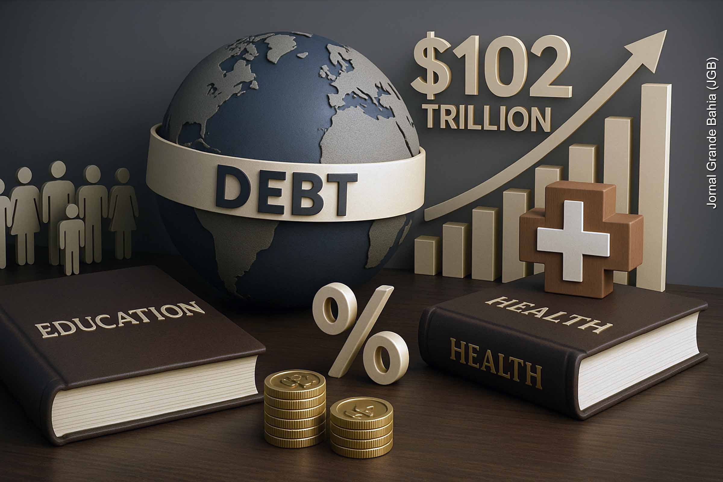 ONU alerta: 3,4 bilhões de pessoas vivem em países que gastam mais com juros da dívida do que com saúde ou educação