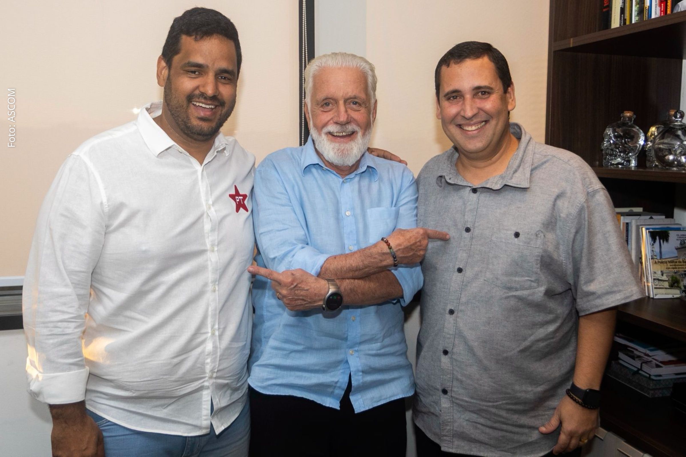 Senador destaca importância da renovação partidária e transição geracional durante visita à sede estadual do partido.