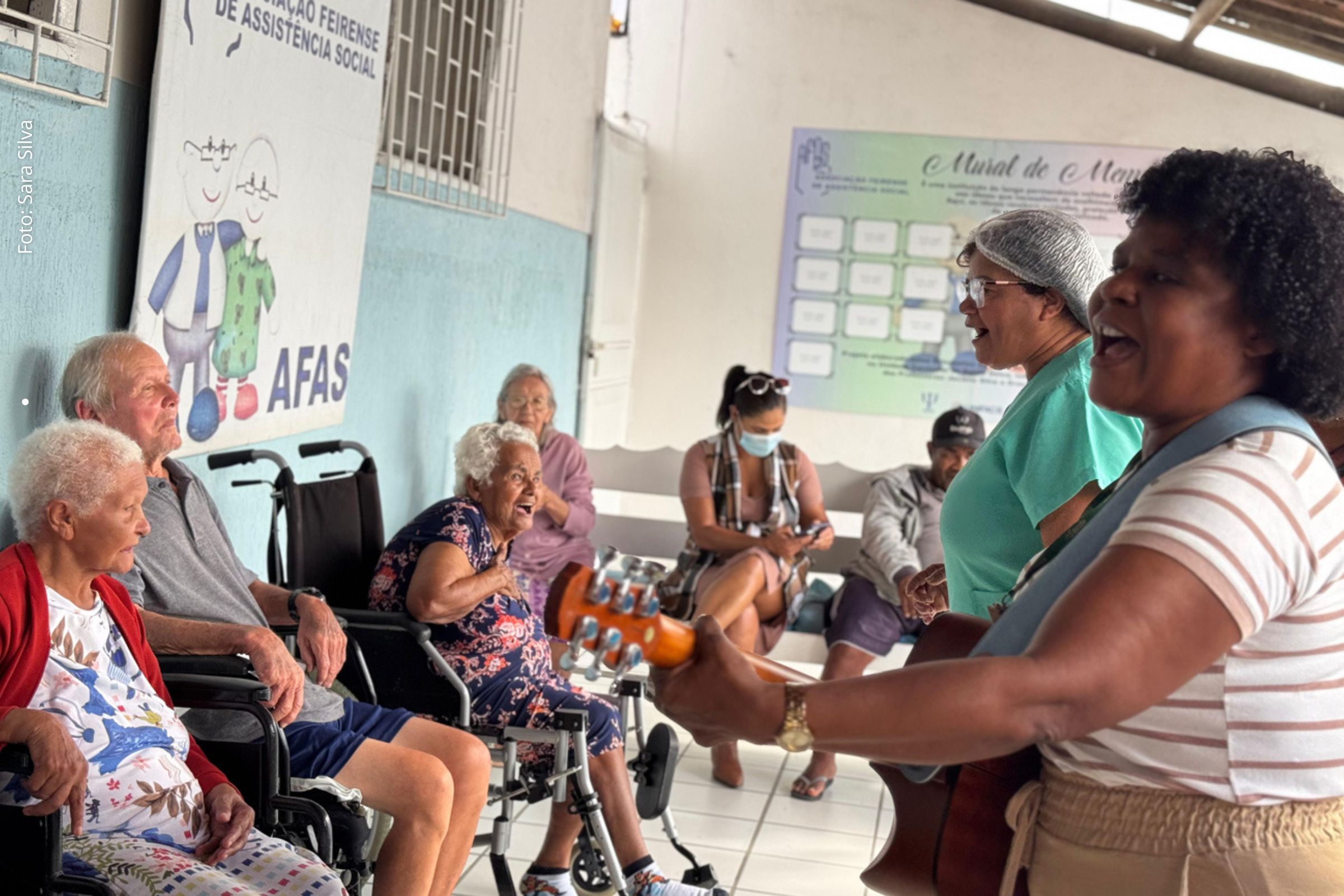 Evento contou com doações, serviços de cuidado pessoal e atividades de bem-estar.