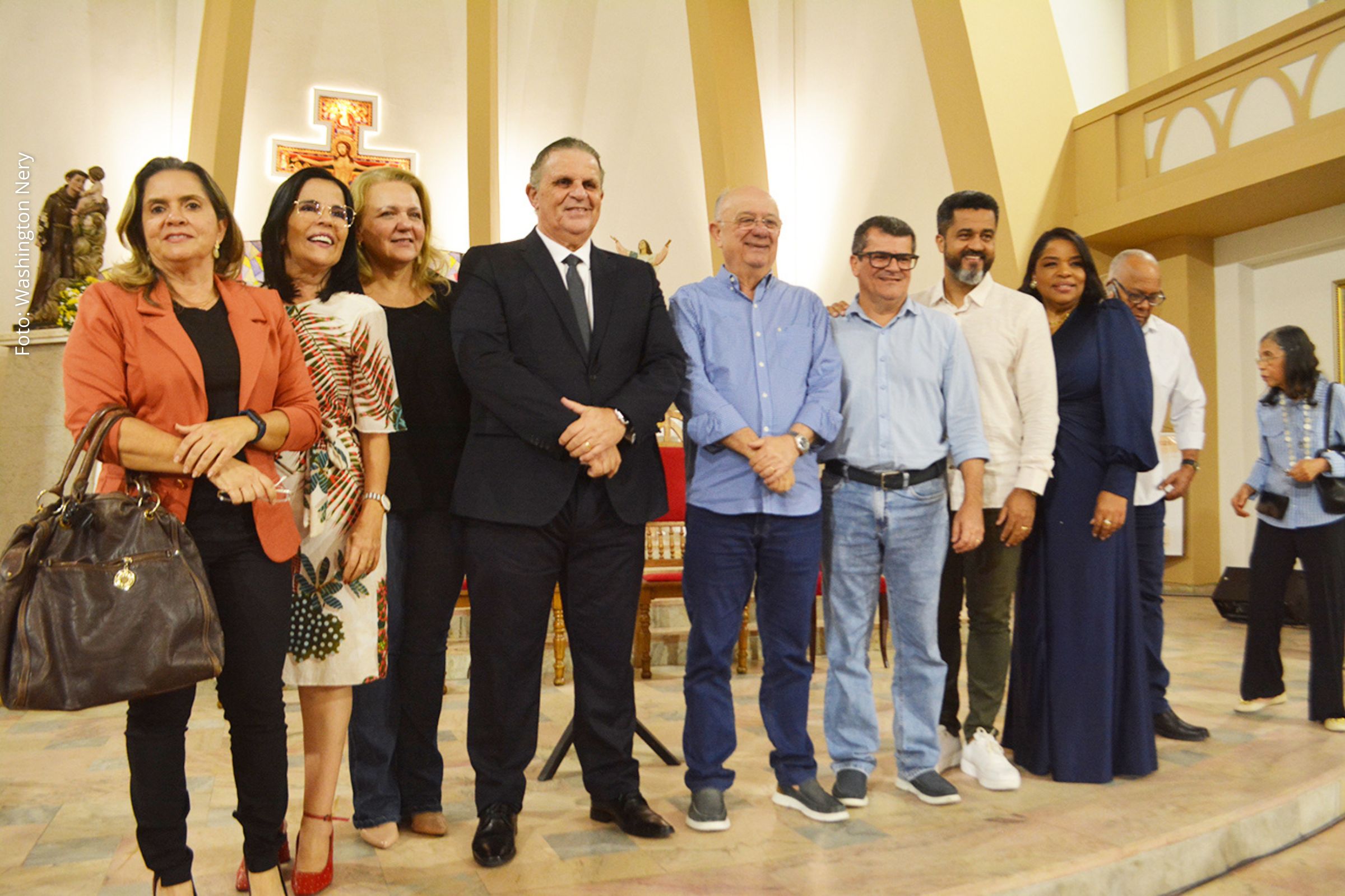Entidade realiza missa solene e mantém diretoria para continuidade de projetos de desenvolvimento econômico.