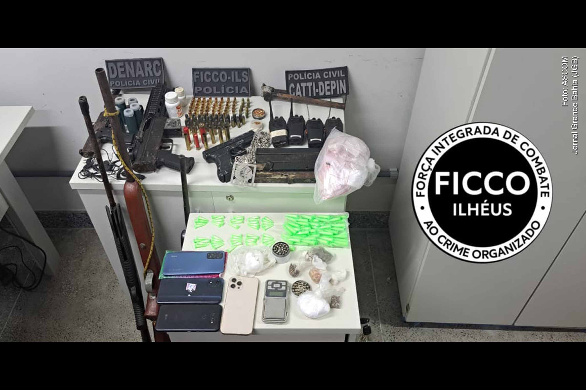 Força-Tarefa FICCO/Ilhéus deflagra operação contra facção criminosa no sul da Bahia