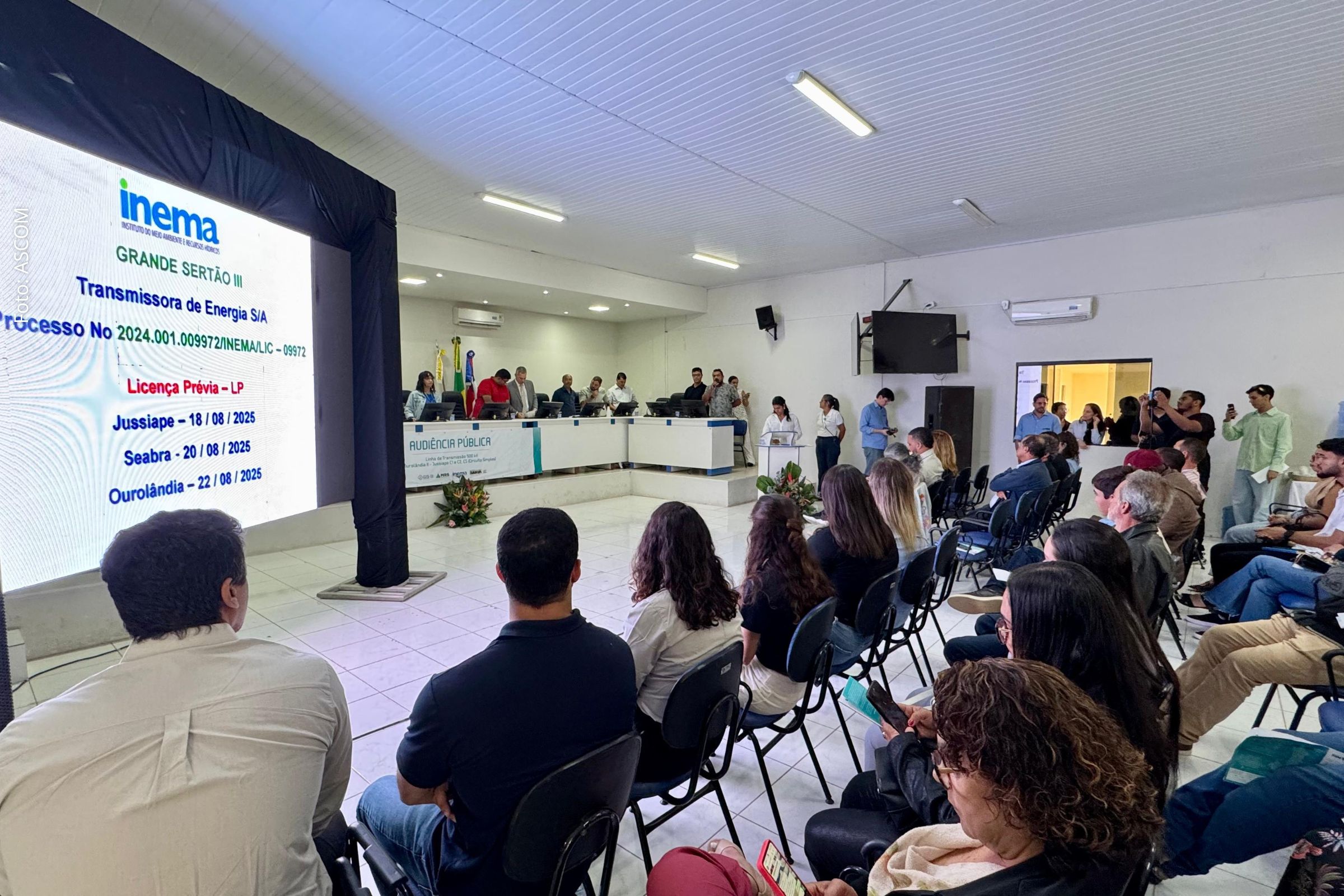 Audiência pública em Seabra reúne comunidade para debater projeto de linha de transmissão