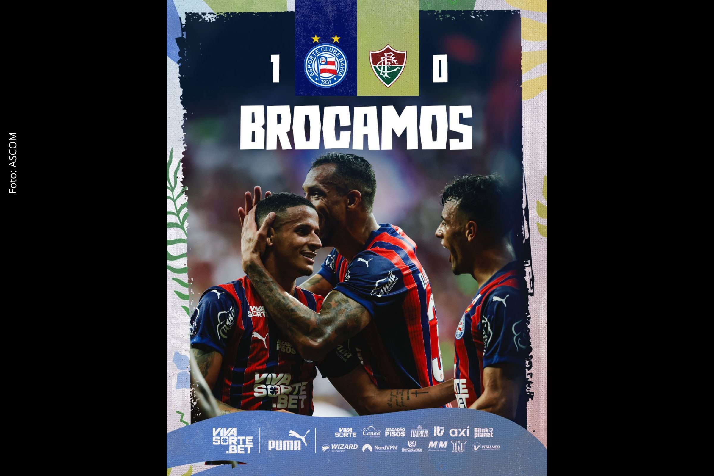 Esquadrão de Aço conquista 1 a 0 na Arena Fonte Nova e pode avançar com empate no jogo de volta.