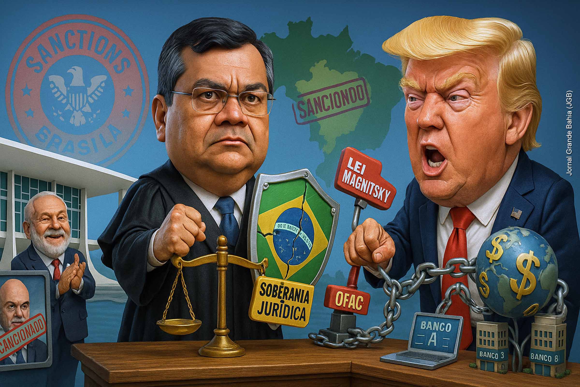 Flávio Dino confronta Trump | Por Luiz Holanda