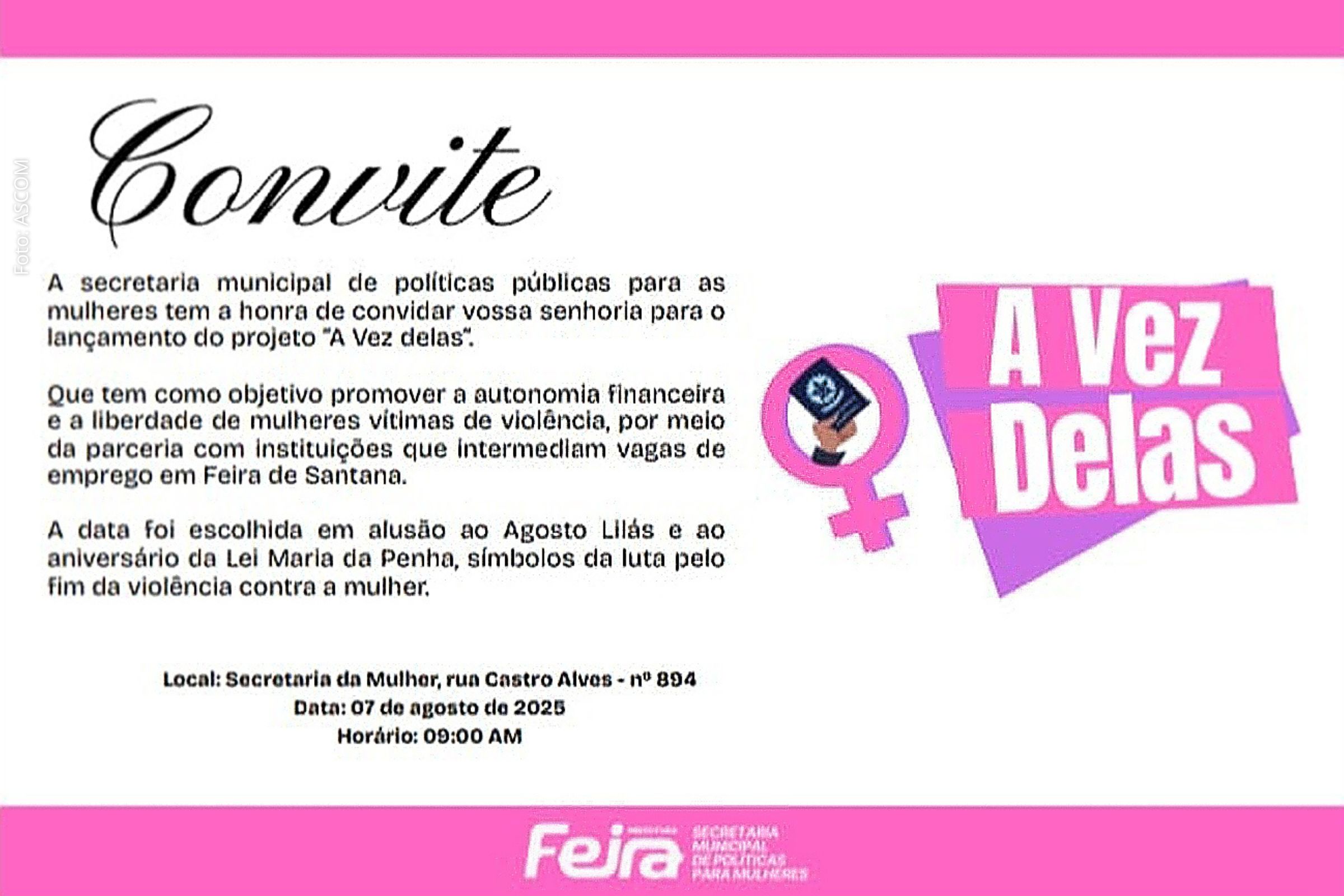 Iniciativa busca inclusão produtiva para mulheres em situação de violência, em parceria com instituições locais.