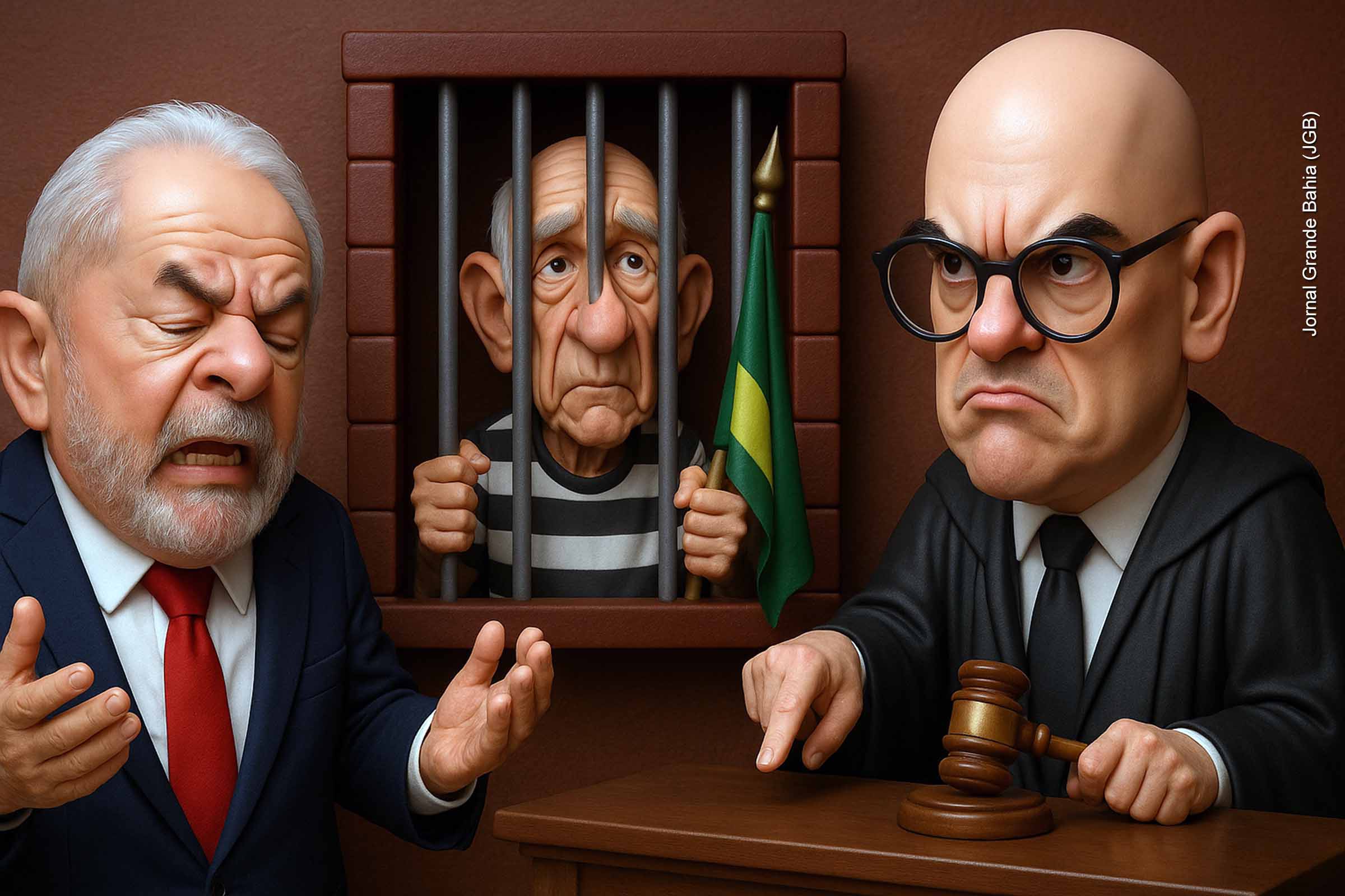 Crise institucional no Brasil inspira paródia crítica sobre Governo Lula, STF, bolsonarismo e liberdade de expressão