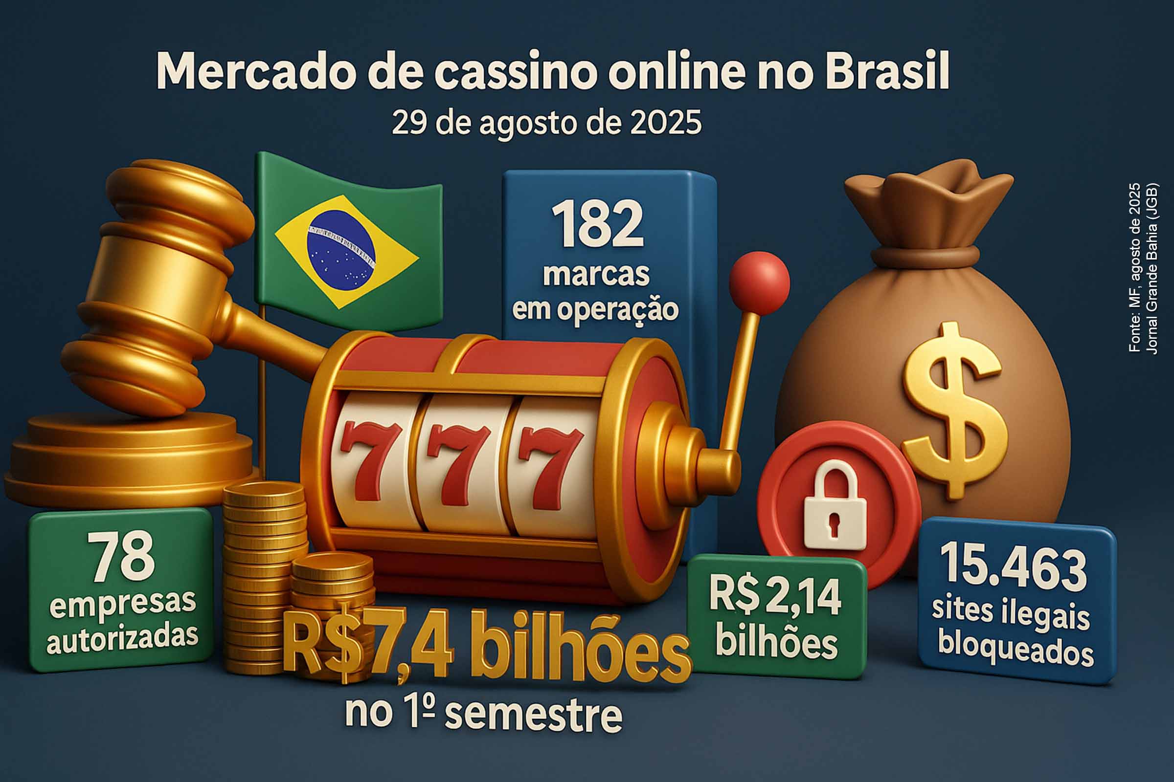 Cassino online no Brasil: dados oficiais, avanço das operadoras e fiscalização