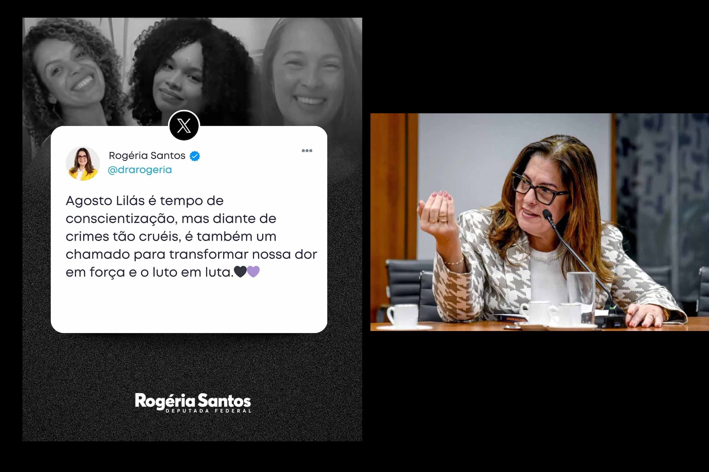 Deputada Rogéria Santos apresenta moção de pesar por tragédia que vitimou três mulheres em Ilhéus