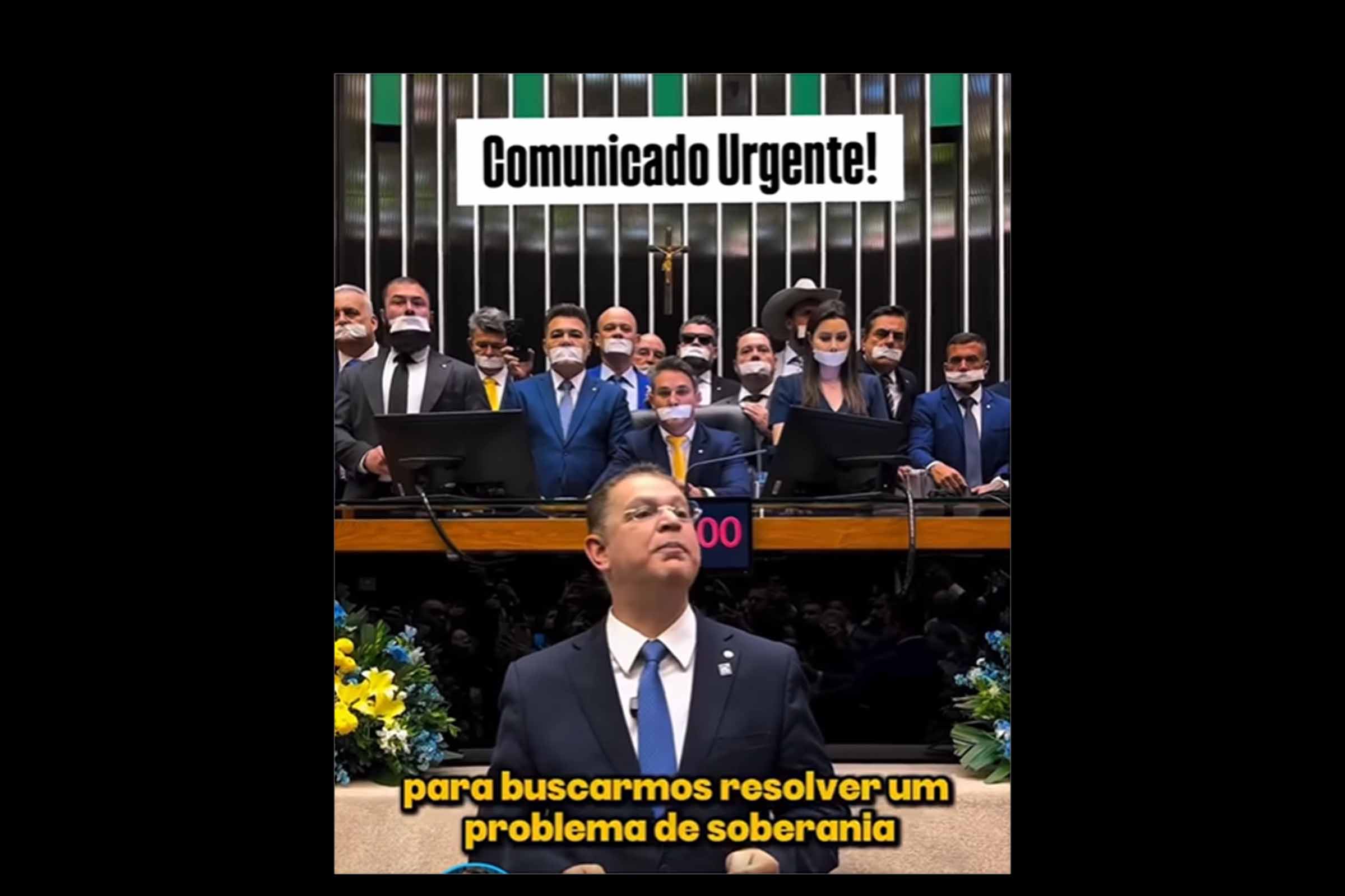 Parlamentares da oposição ocupam mesas diretoras da Câmara e do Senado em protesto contra ministro do STF Alexandre de Moraes; Violações à Constituição pautam iniciativa