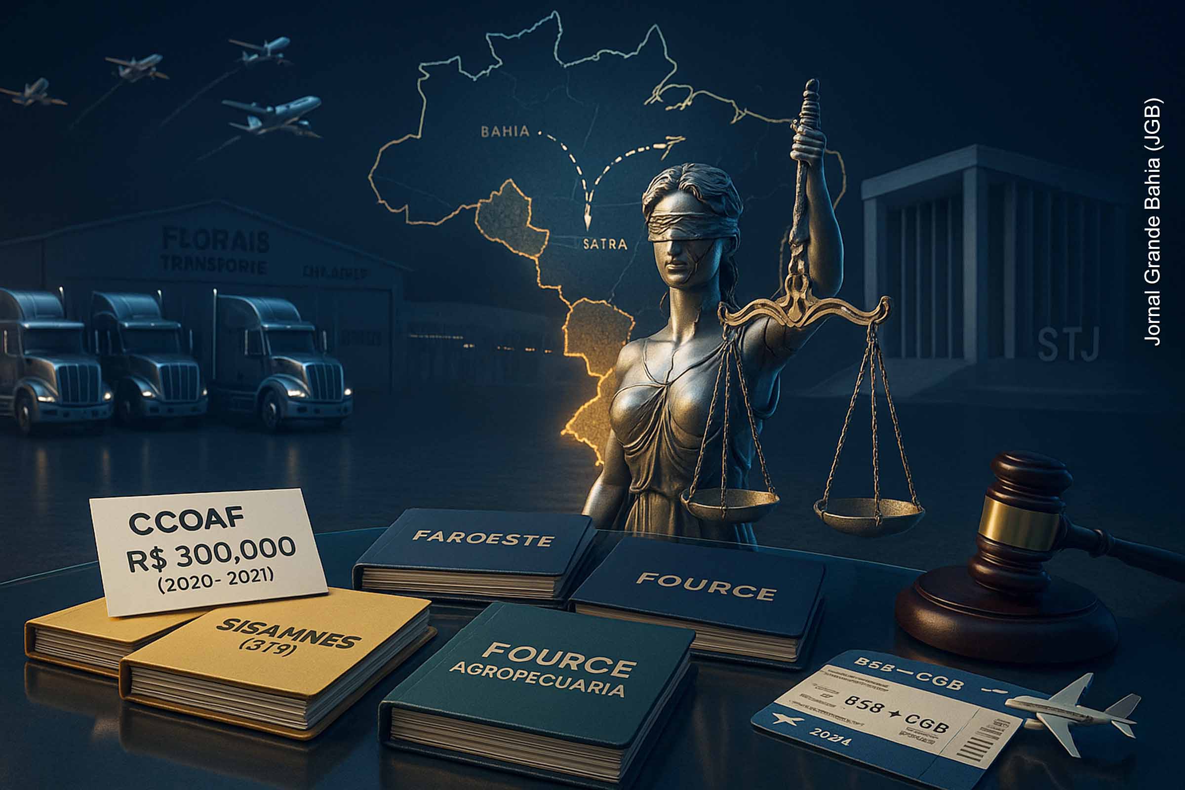 PF mira lobista com frota de 396 veículos e 4 aeronaves; Pagamentos da Fource à filha de ministro do STJ e ligação com Bom Jesus Agropecuária reforçam elo Sisamnes–Faroeste