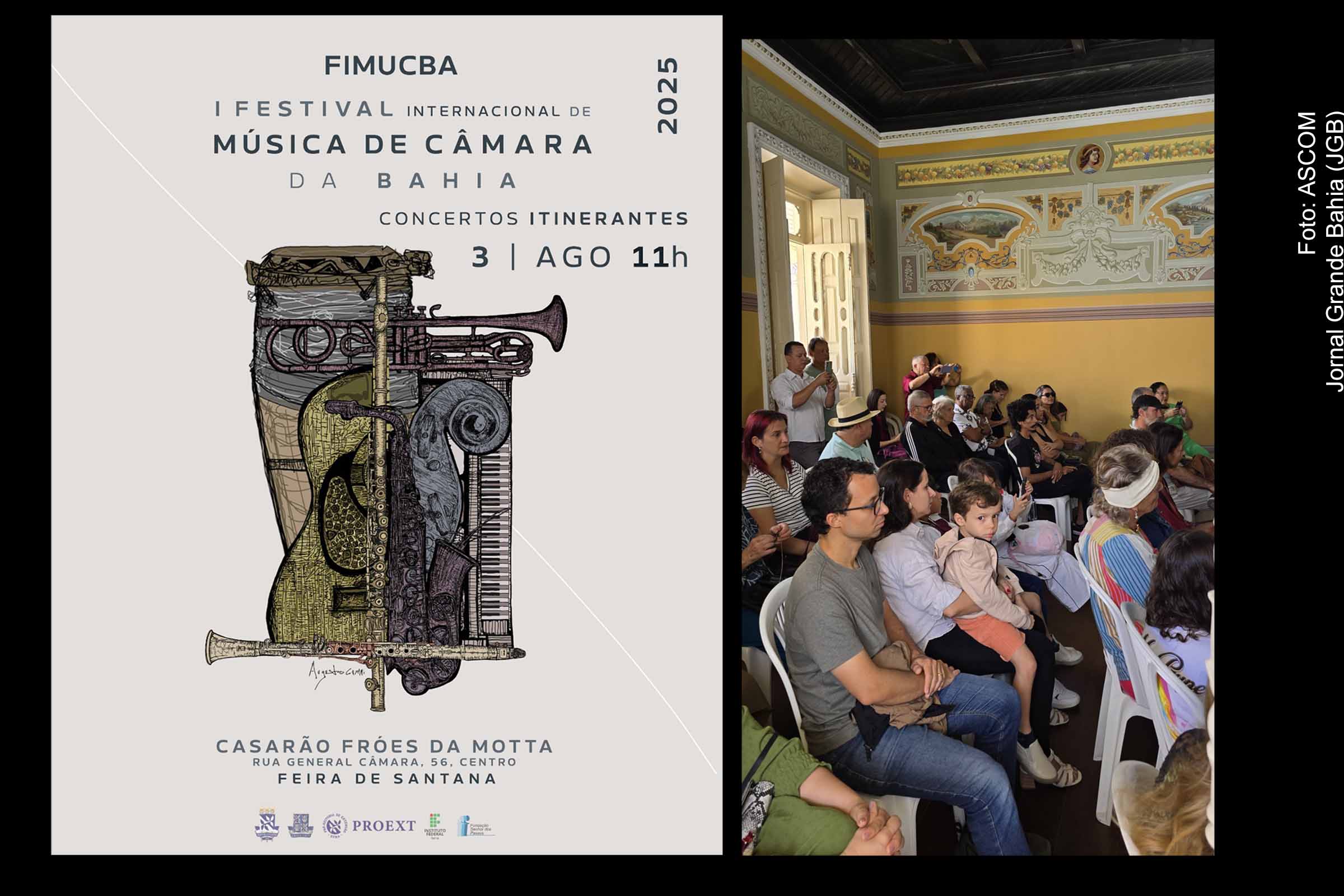 FIMUCBA promove Festival Internacional de Música de Câmara em Feira de Santana e transforma o Casarão Fróes da Motta em palco da música clássica
